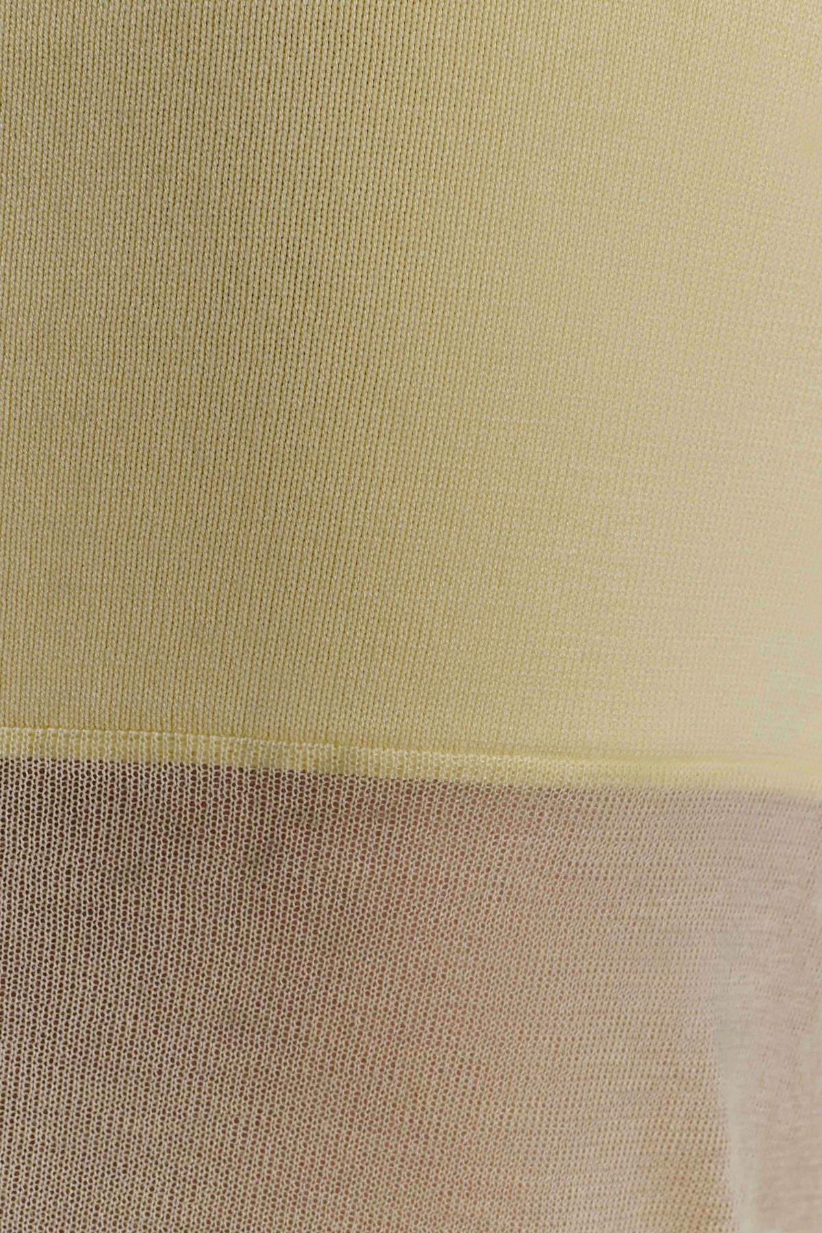 Tanyel Sheer And Bandage Knit Maxi Skirt - Lemon #9