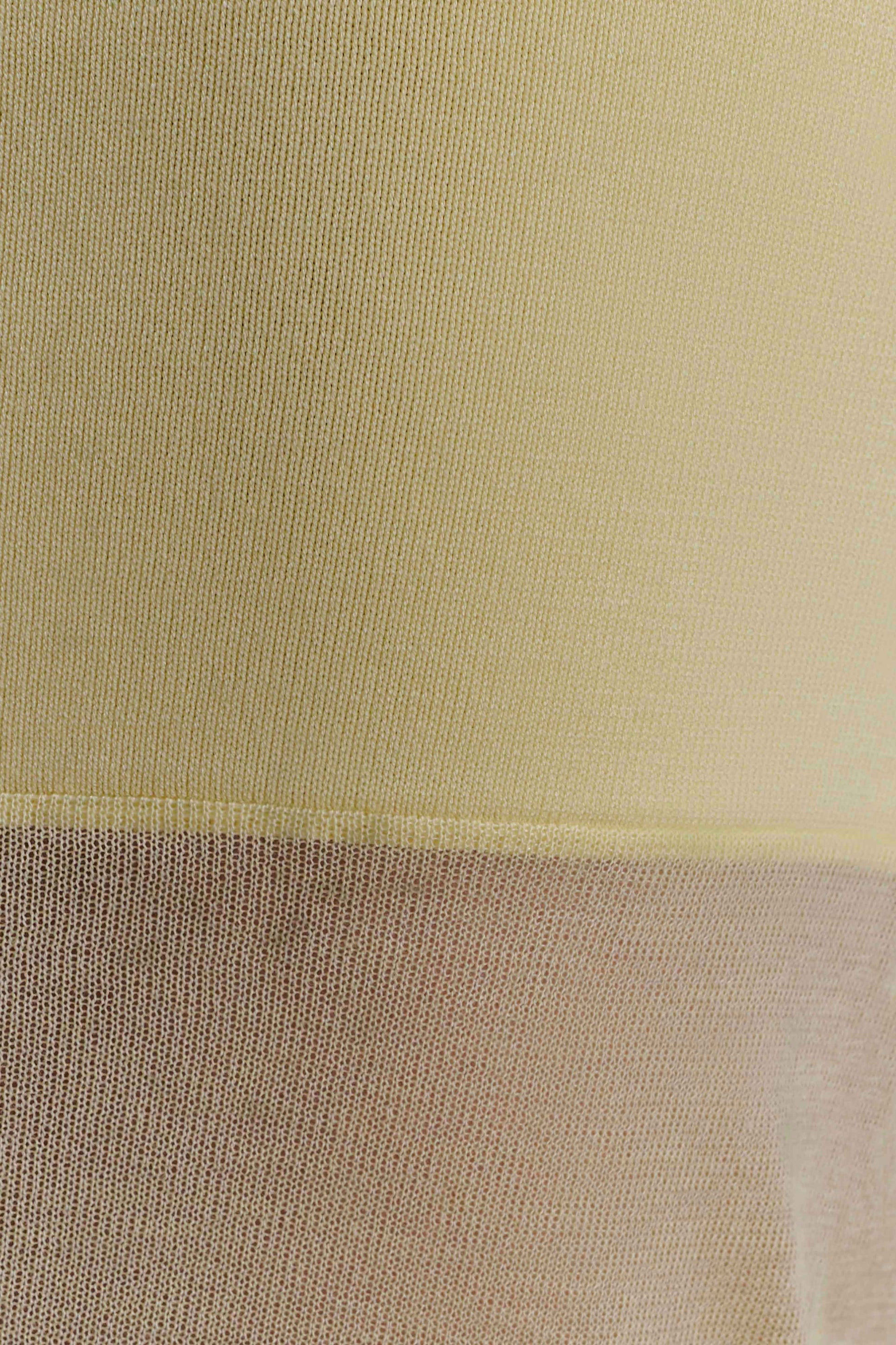 Tanyel Sheer And Bandage Knit Maxi Skirt - Lemon #9