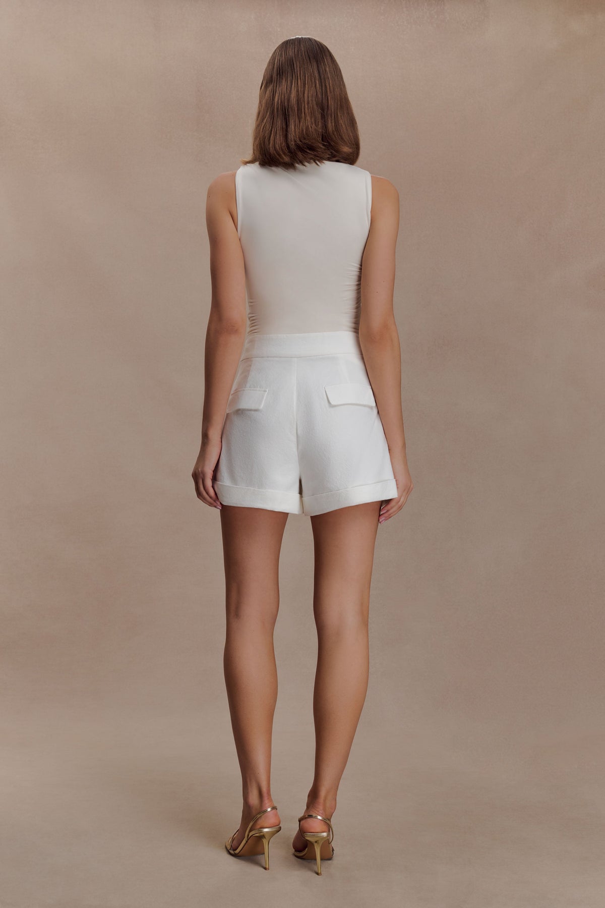 Aldea Cotton Shorts - White