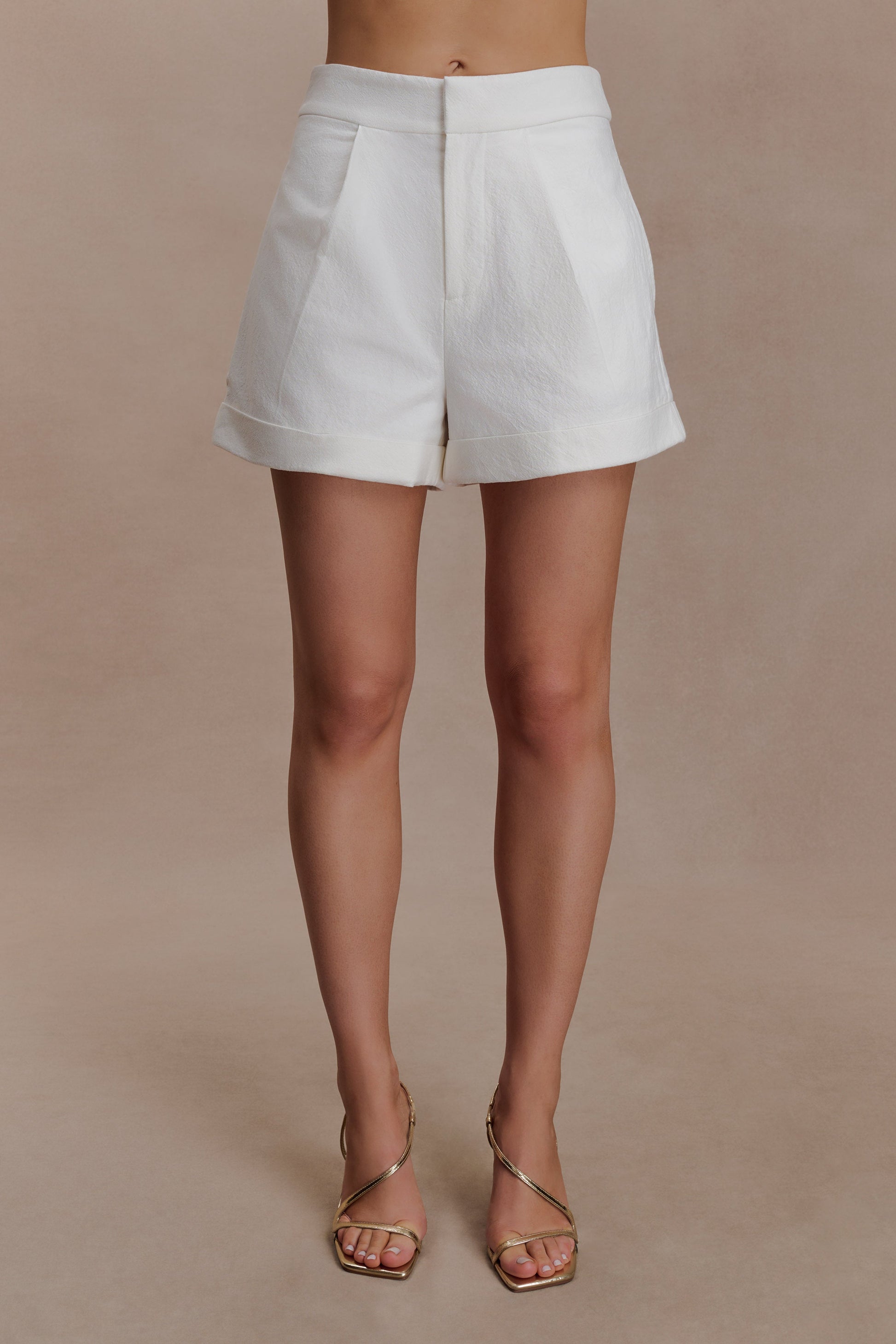 Aldea Cotton Shorts - White #6