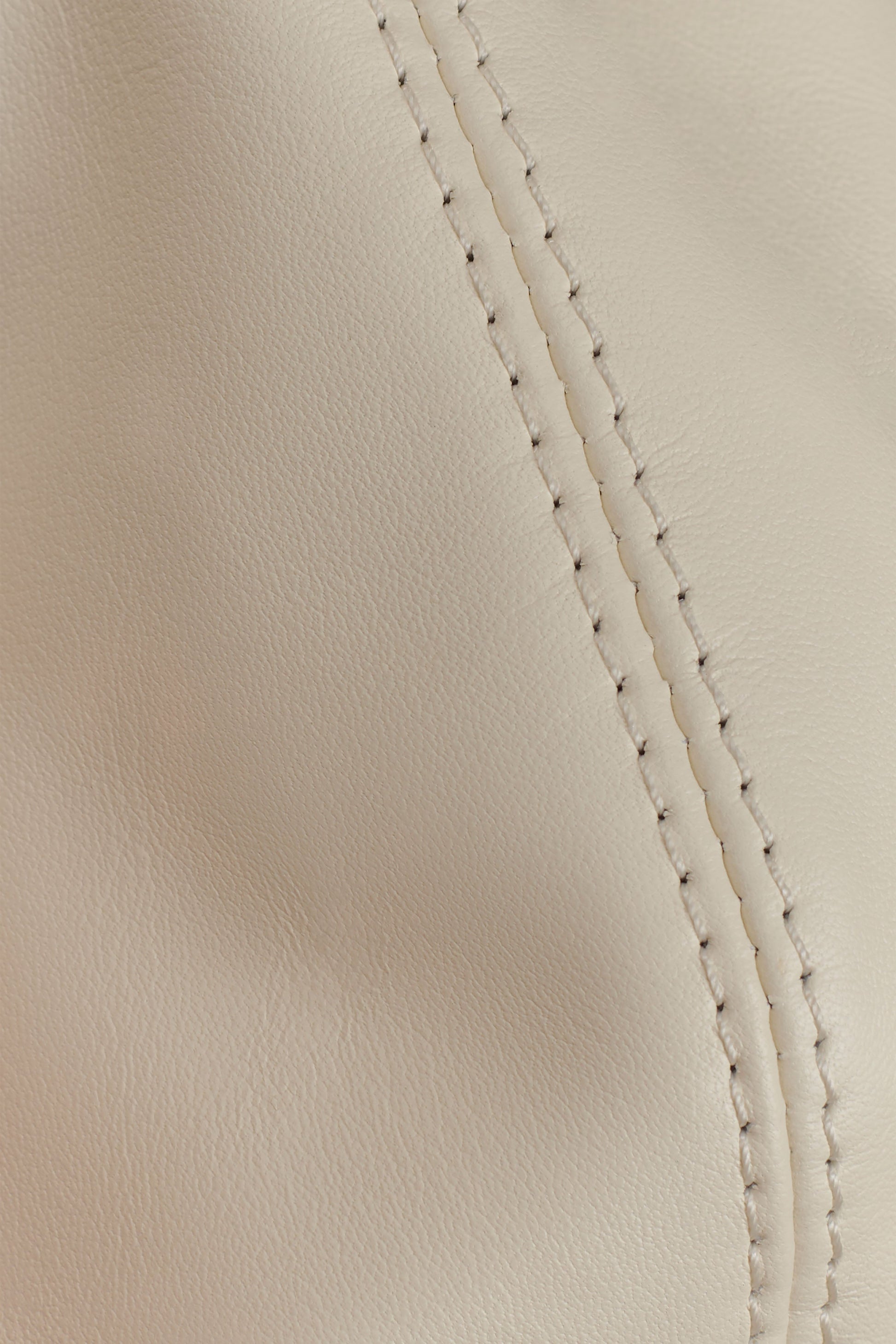 Bristol Mini Croissant Leather Bag - Ivory #4