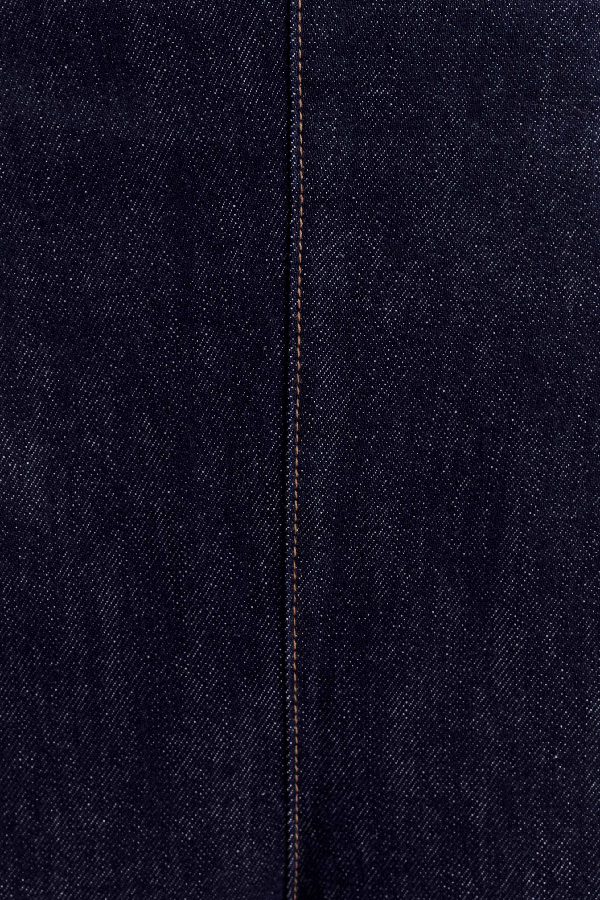 Maral High Waisted Dart Jeans - Washed Indigo Blue #8