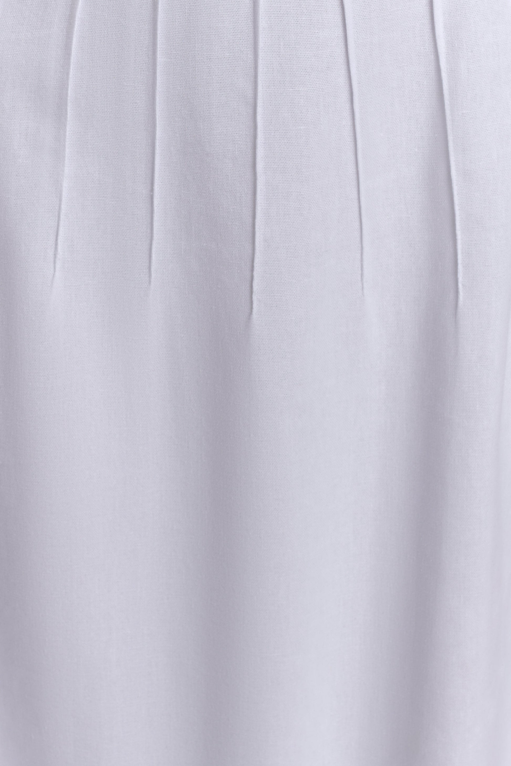 Sofie Pintuck Linen Maxi Dress - White #6