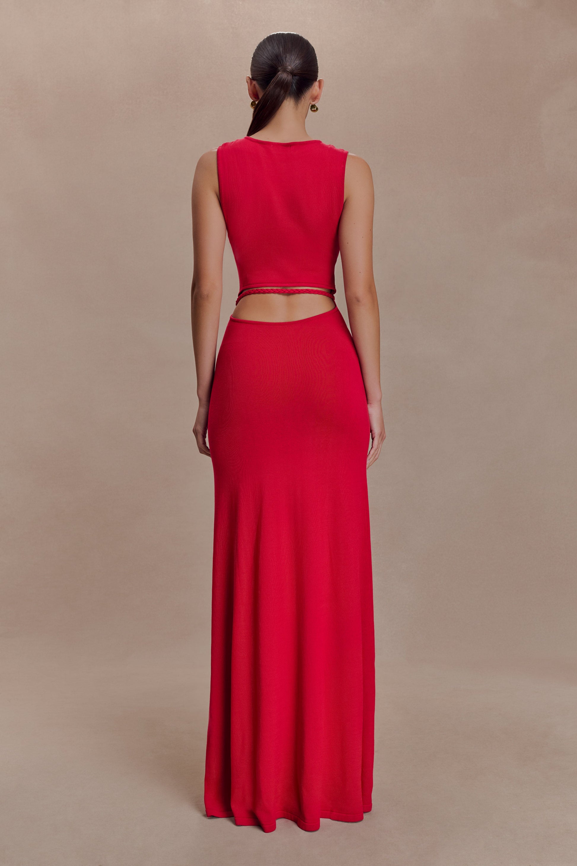 Monay Tulip Maxi Dress - Raspberry #2