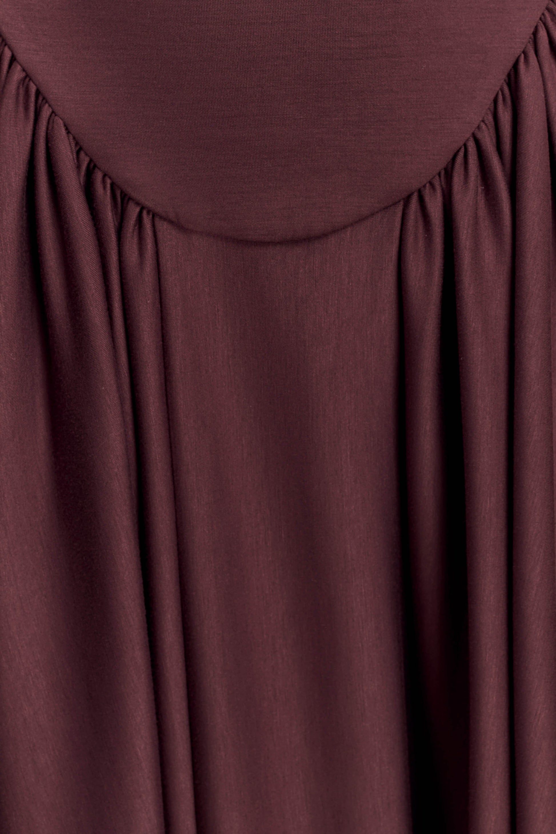 Angelina Scuba Halter Midi Dress - Chocolate #6