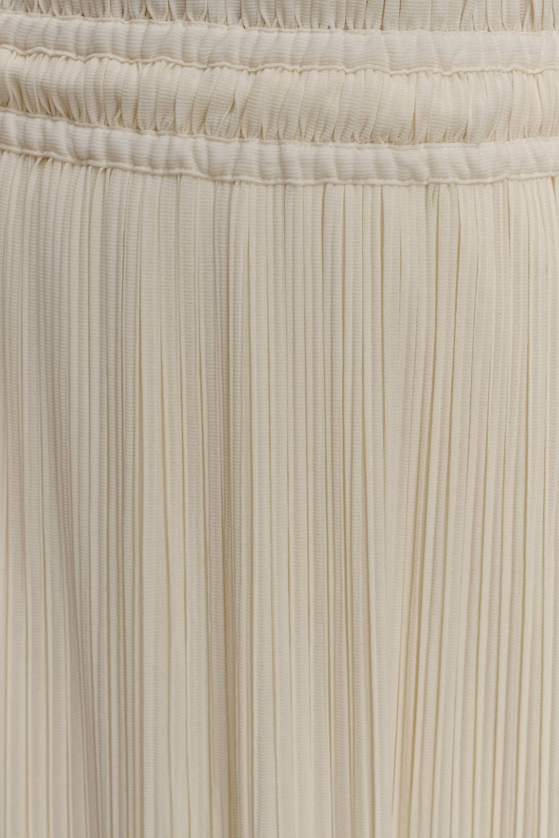 Amaris Gathered Plisse Maxi Skirt - Lemon #5