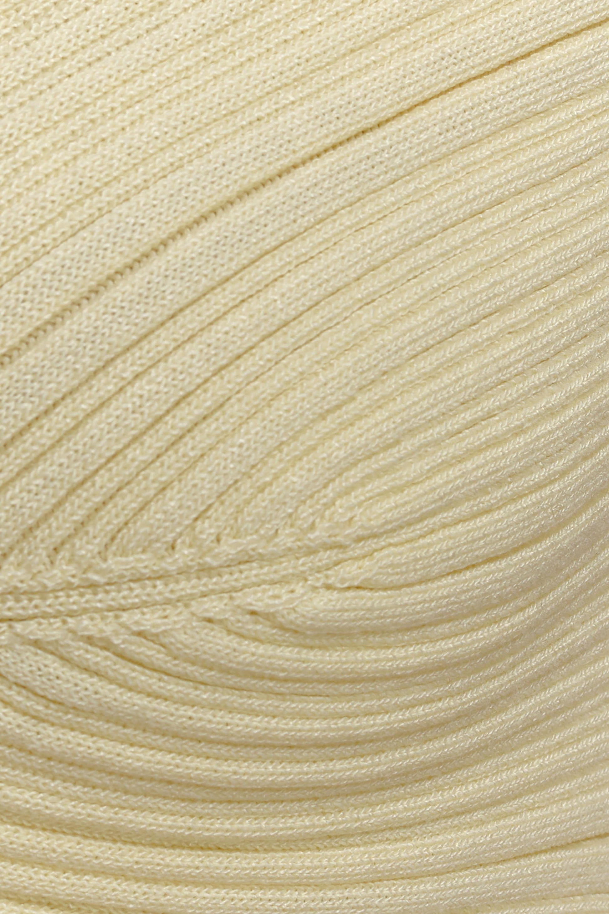 Coleene Pointelle Knit Top - Lemon #7