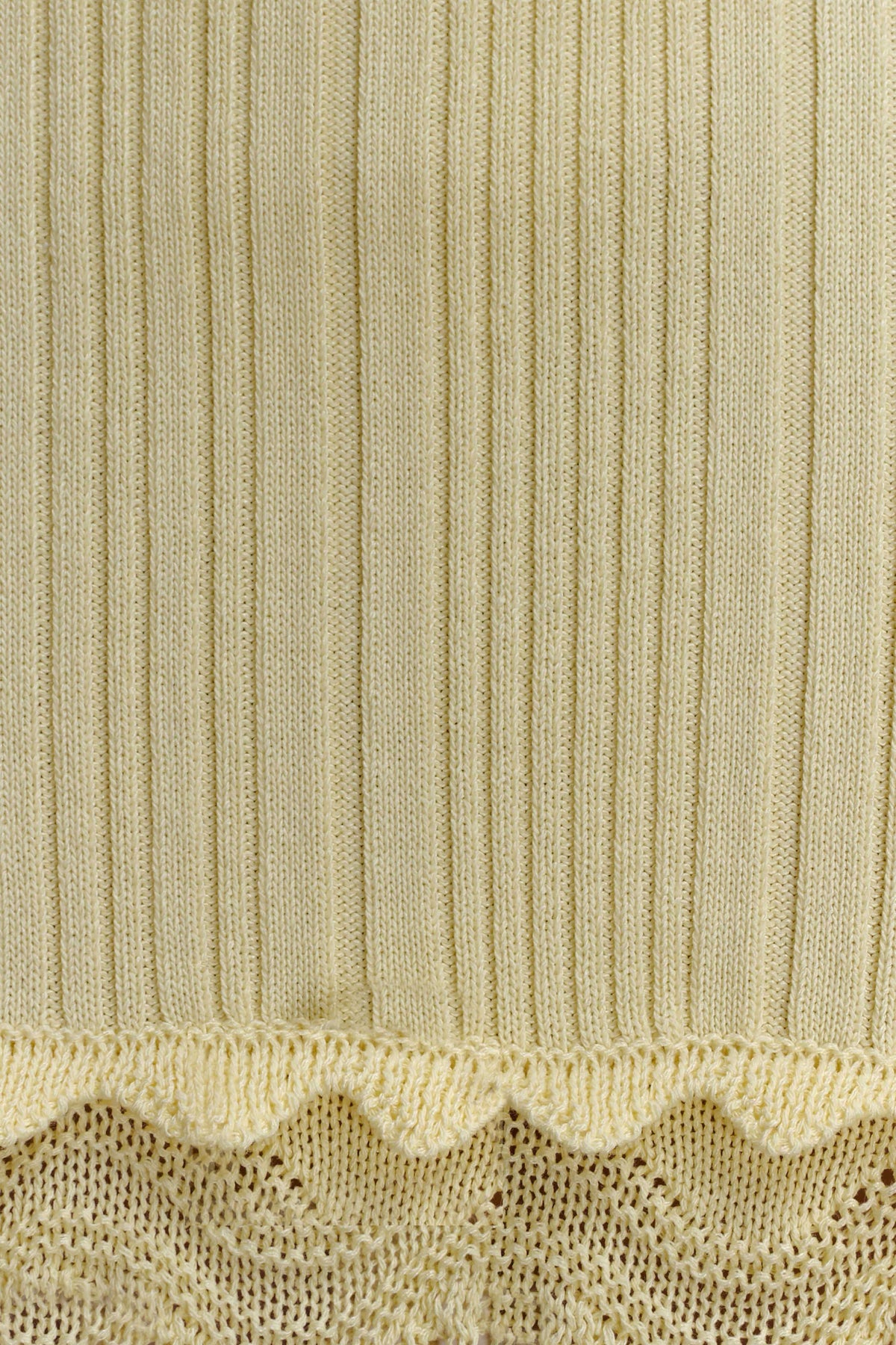 Coleene Pointelle Knit Maxi Skirt - Lemon #7