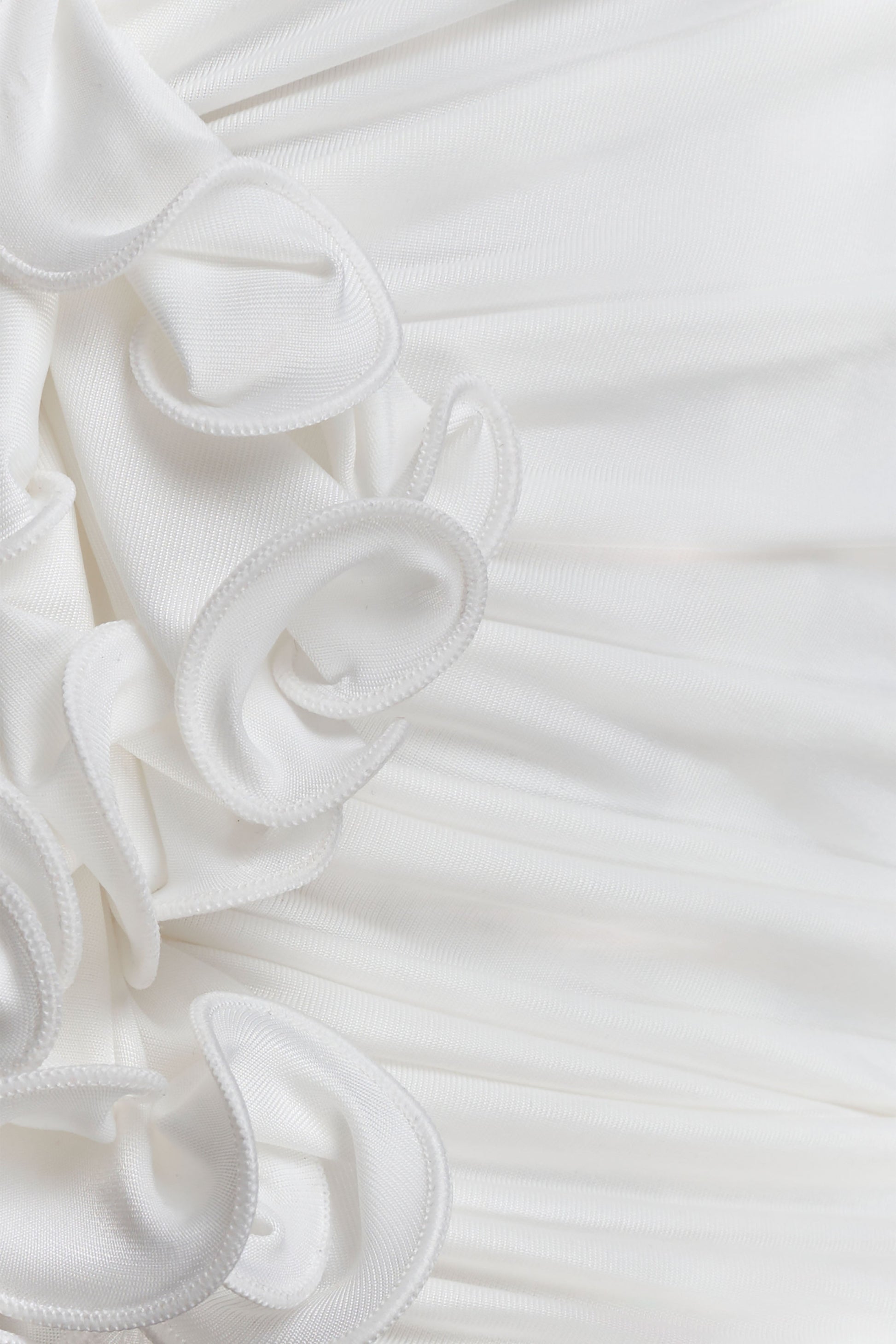 Alessandra Slinky Ruffle Top - Ivory #5