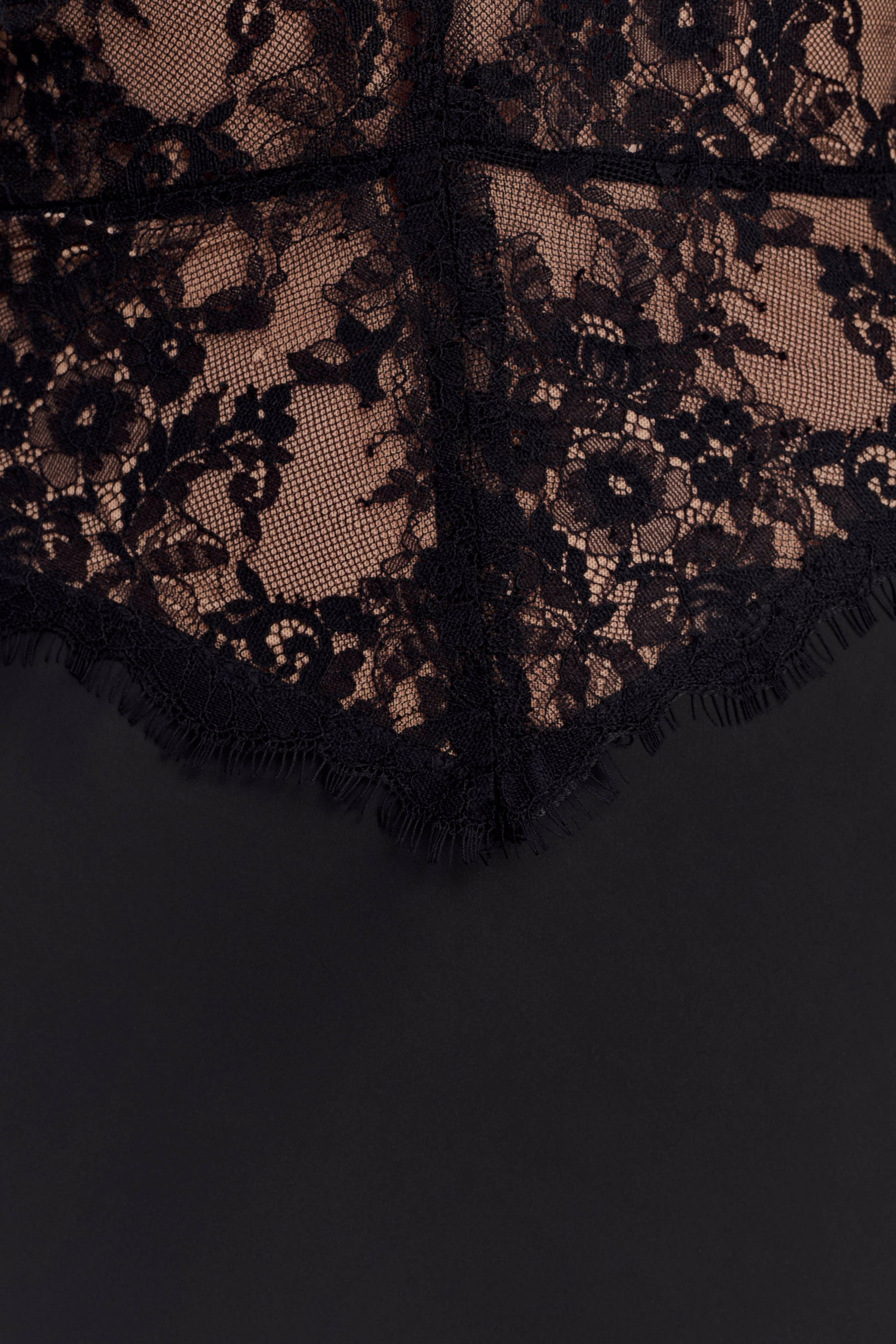 Sascha Lace And Satin Halter Maxi Dress - Black #6