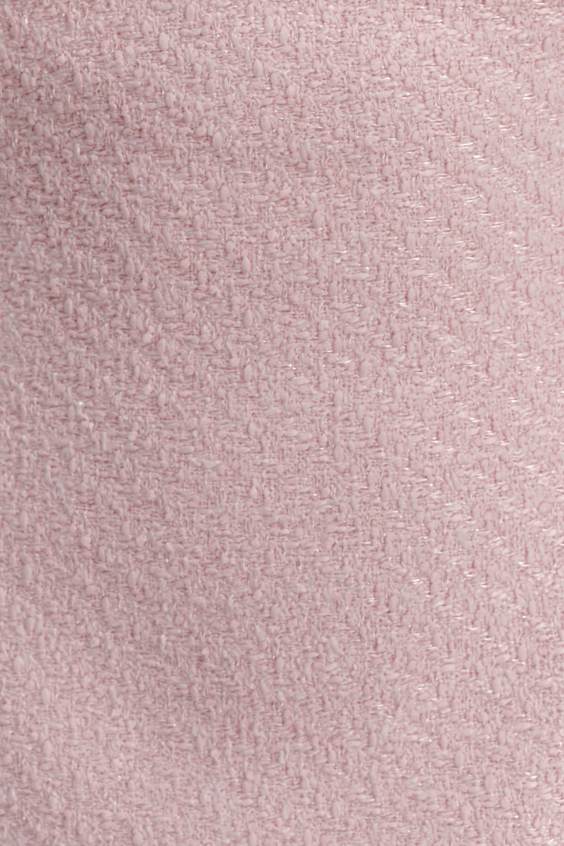 Lea Tweed Sleeveless Mini Dress - Baby Pink #9