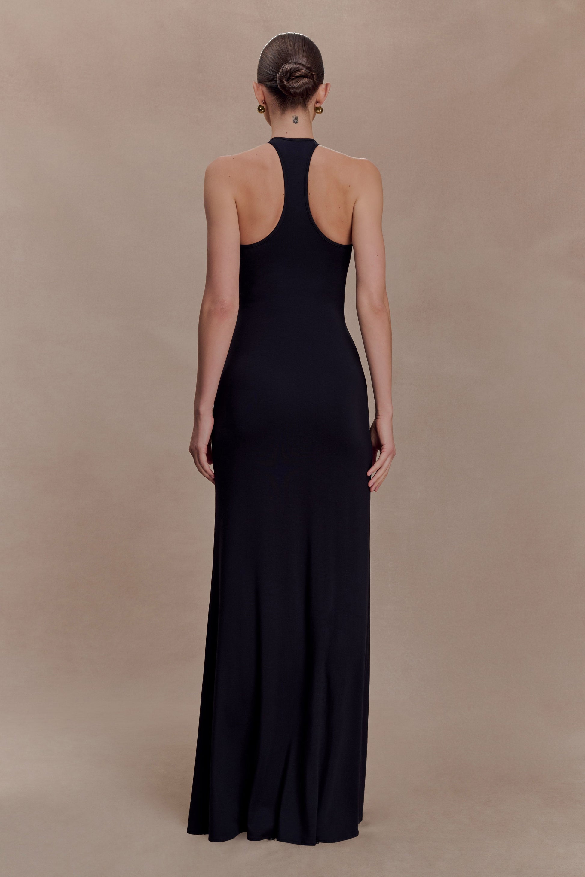 Ramona Modal Maxi Dress With Hardware - Black #2
