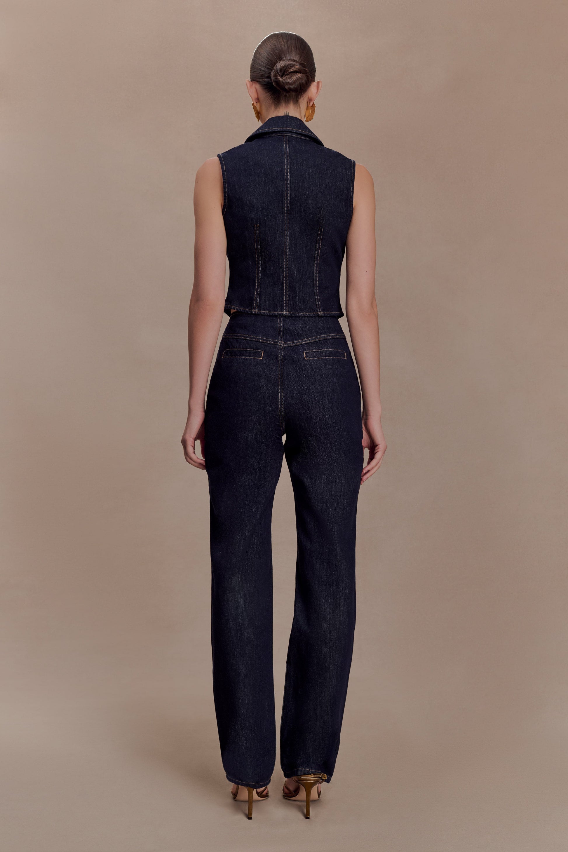 Clarrissa High Rise Jeans - Washed Indigo Blue #2