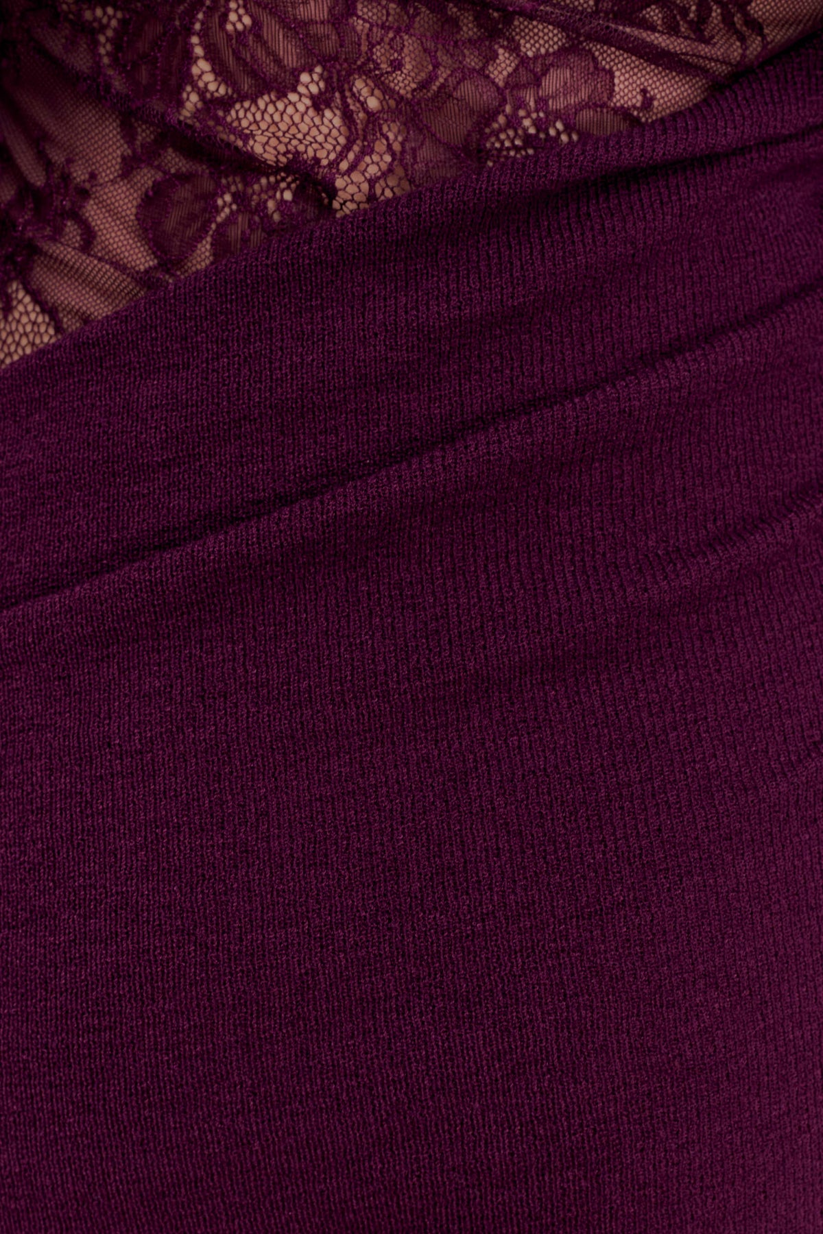 Luxie Lace Knit Maxi Dress - Plum #5
