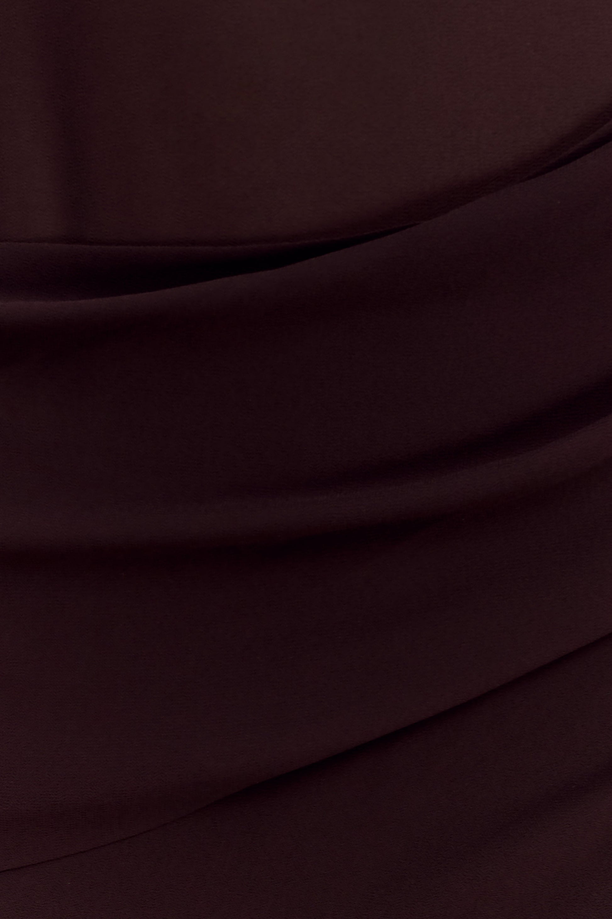 Kirsten Off Shoulder Chiffon Maxi Dress - Cacao Brown #5