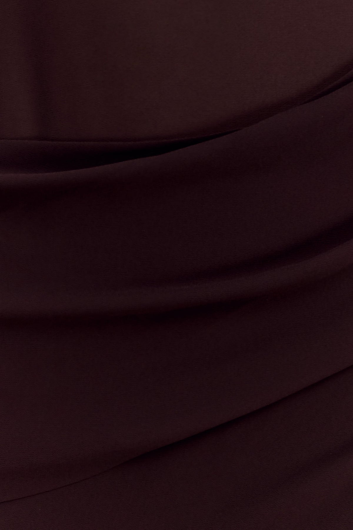 Kirsten Off Shoulder Chiffon Maxi Dress - Cacao Brown
