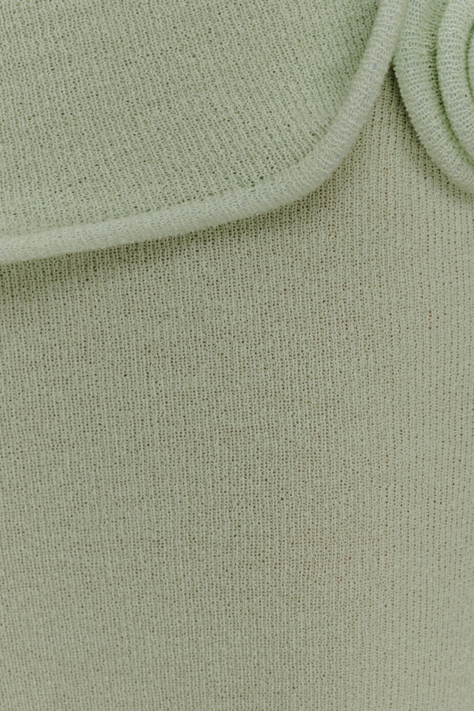 Samira Knit Wired Maxi Skirt - Pastel Green #7