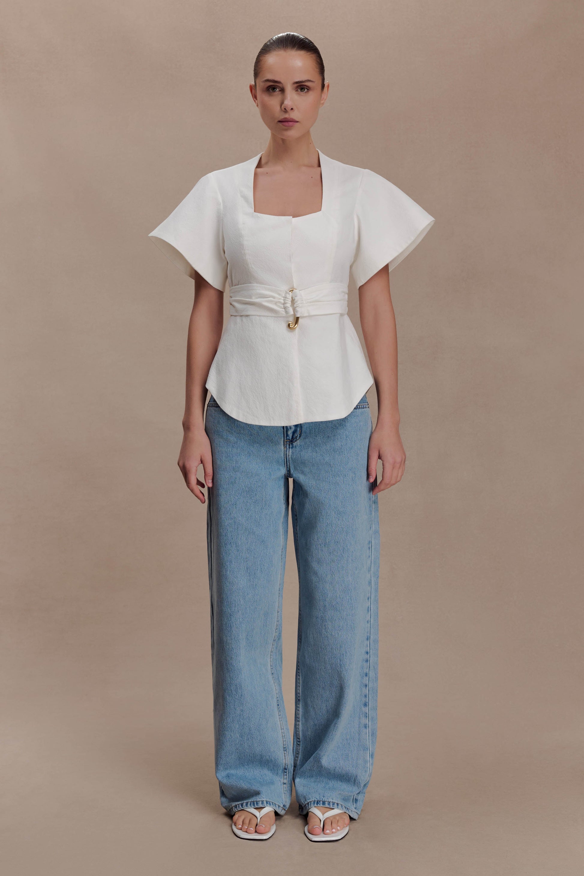 Liberty Shortsleeve Top - White #8