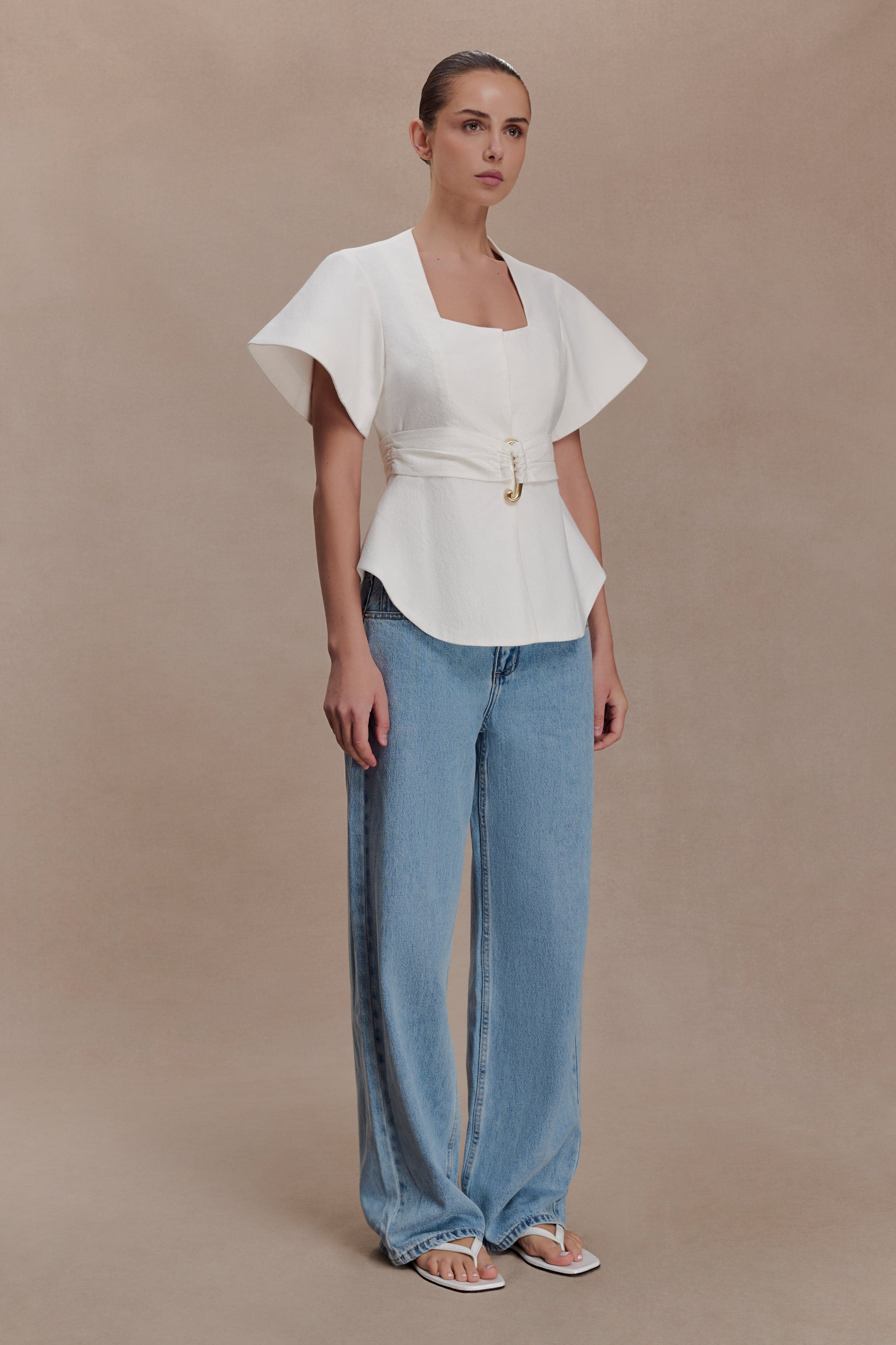 Liberty Shortsleeve Top - White #6