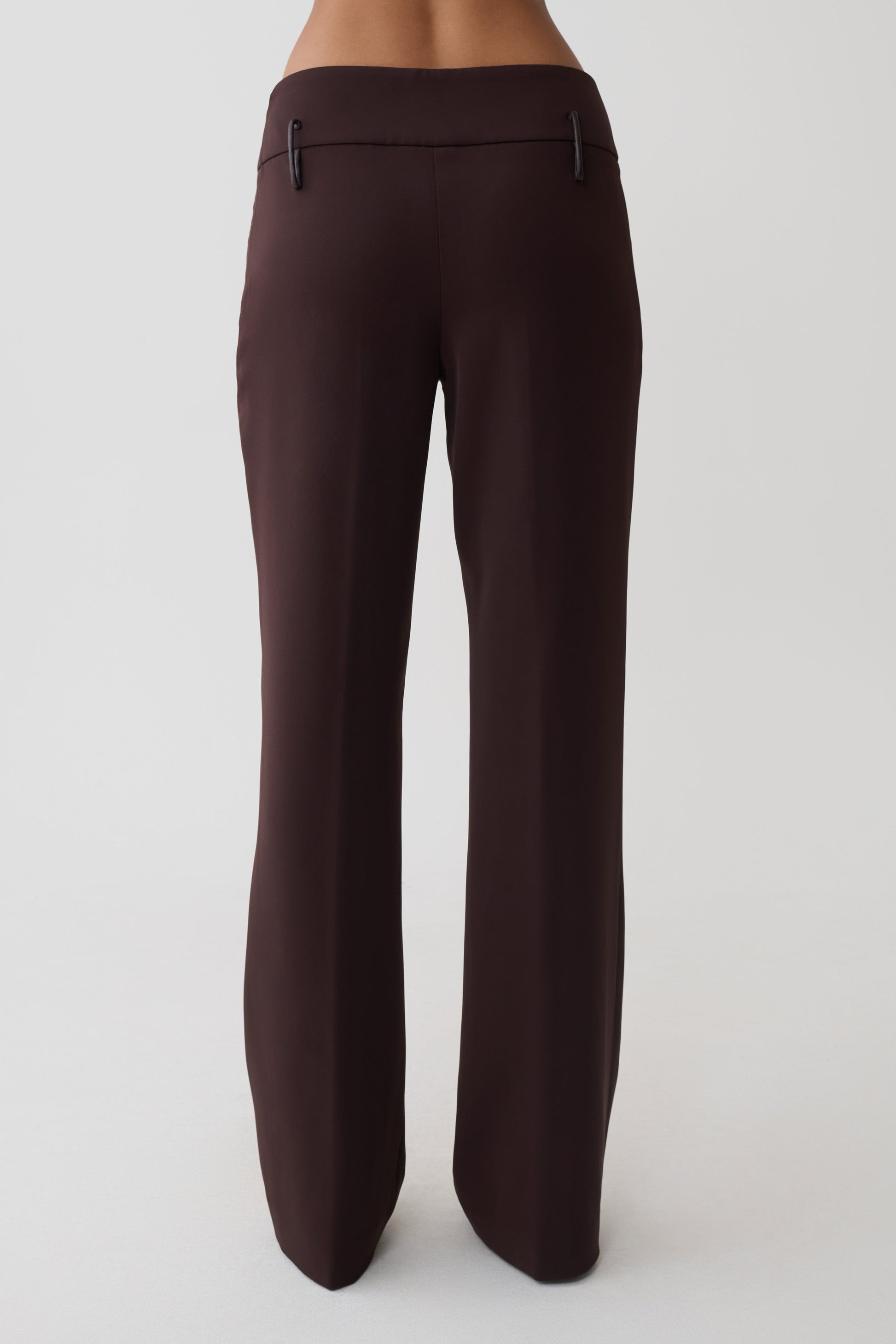 Brooke Straight Leg Suiting Pant - Burgundy #7