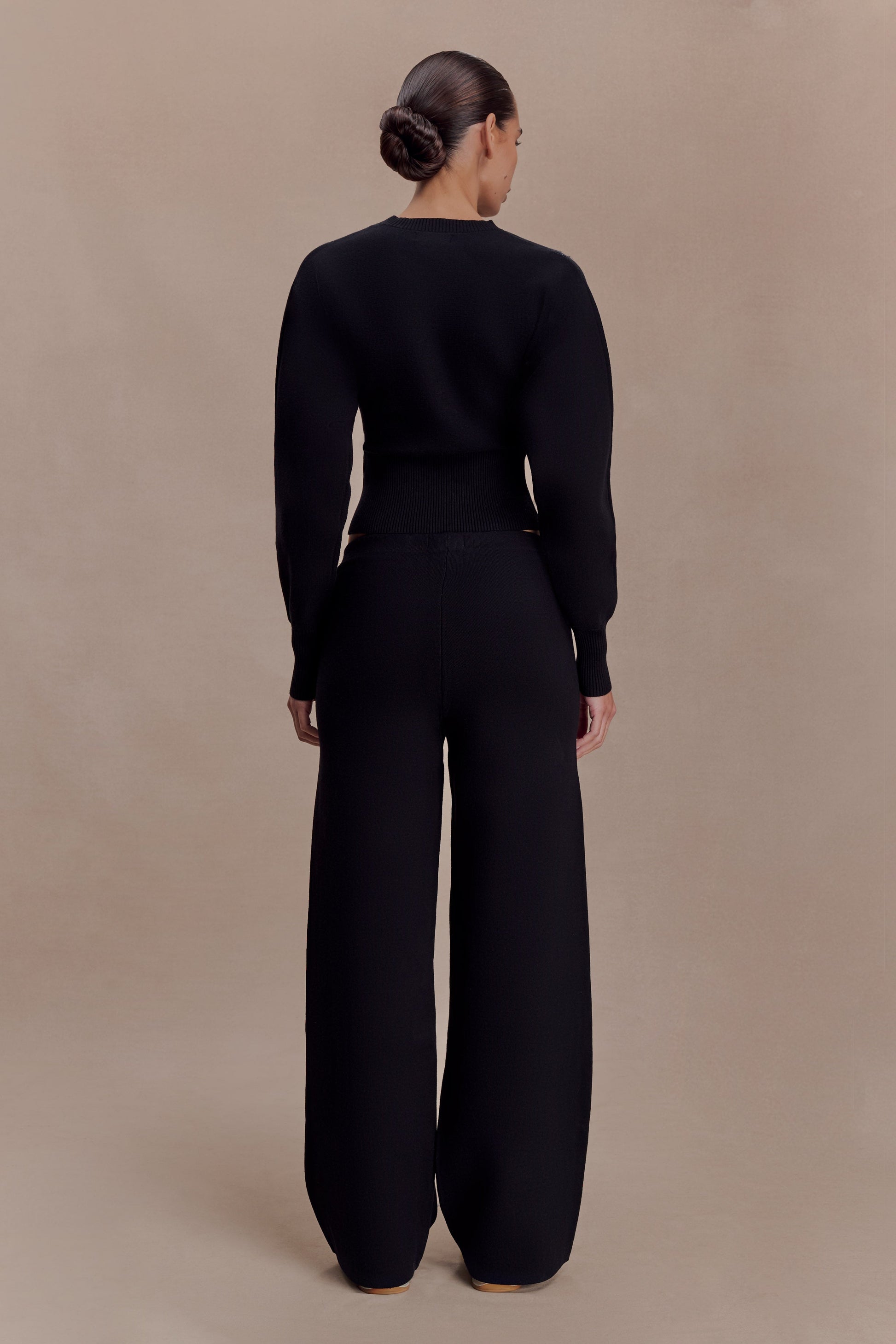 Kerrymae Straight Leg Knit Pants - Black #2