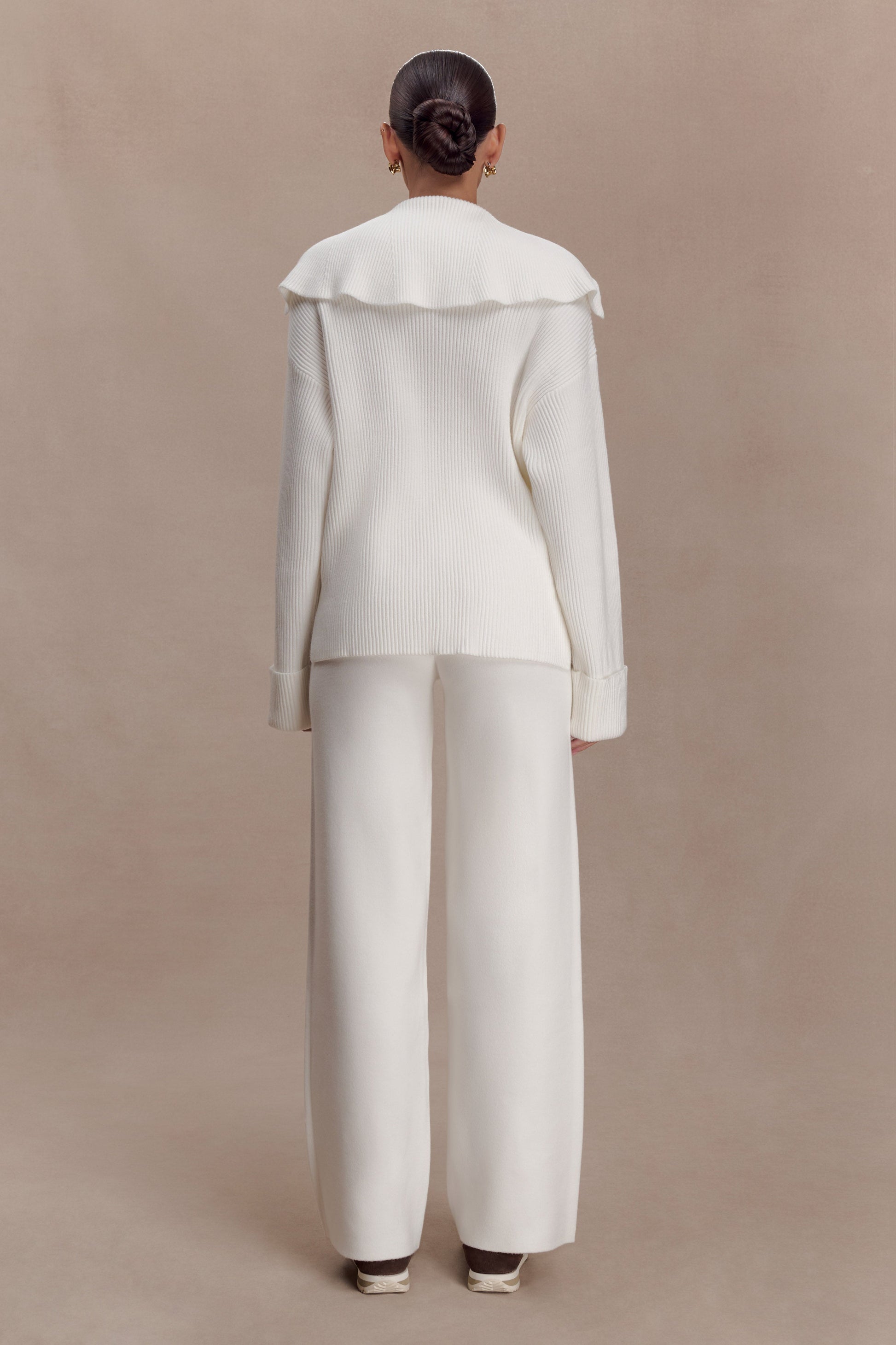 Kerrymae Straight Leg Knit Pants - Off White #2