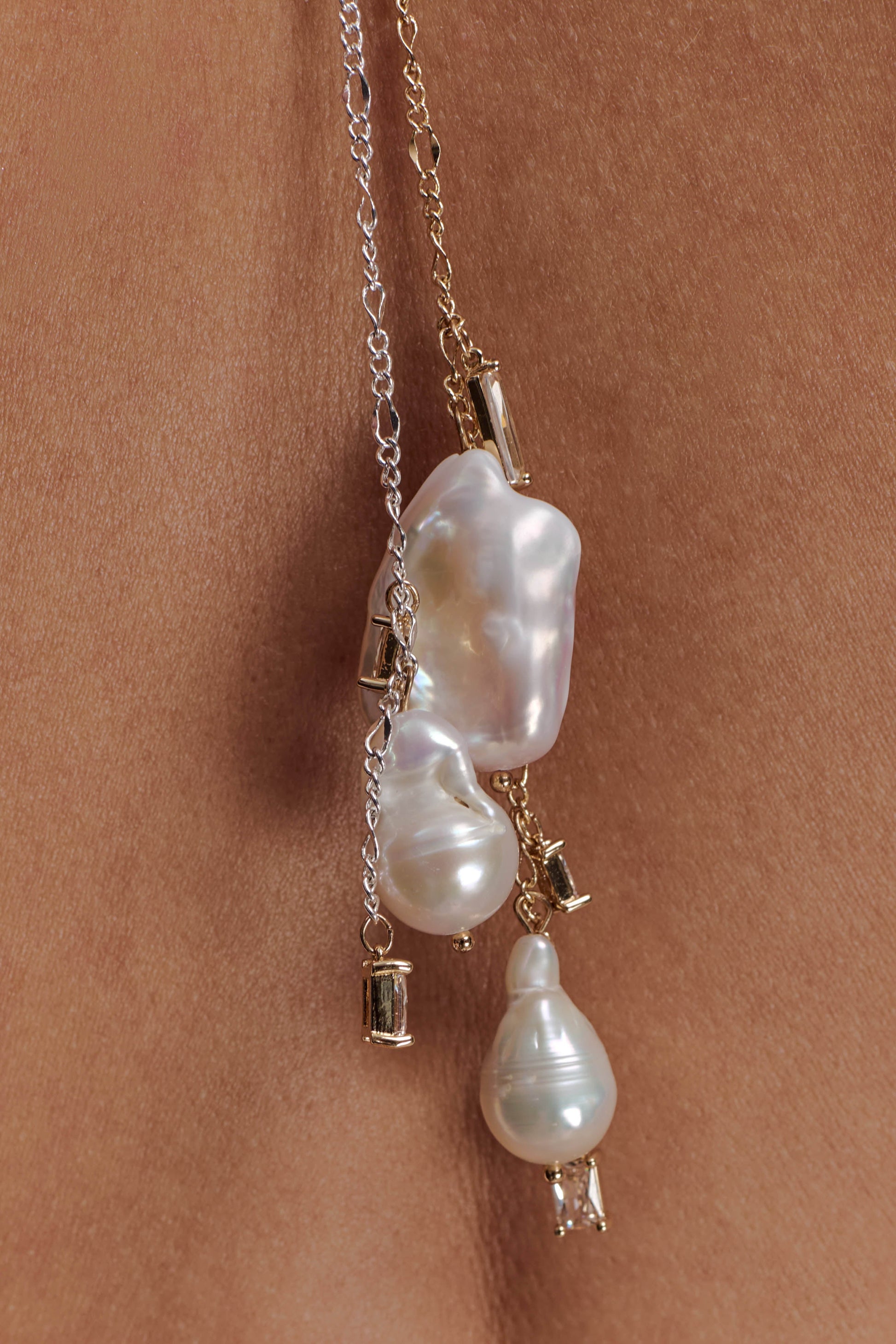 Tallulah Pearl Wrap Chain - Gold #4