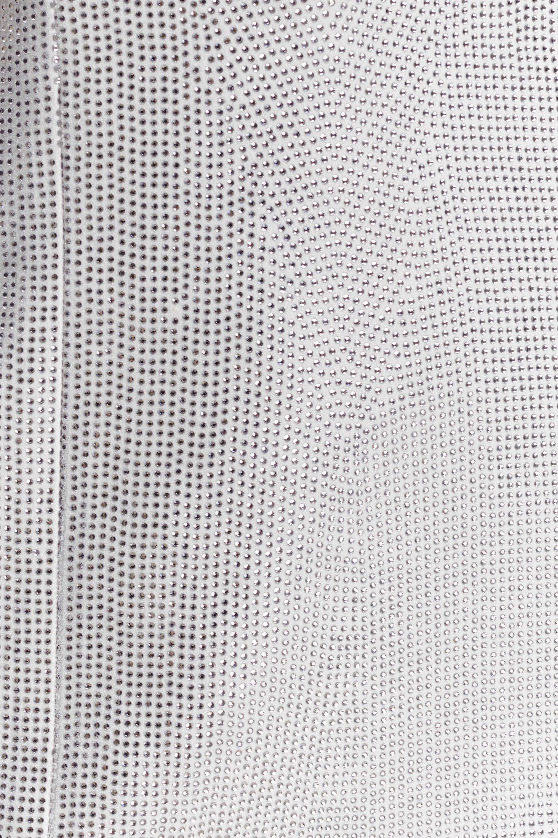 Raina Diamante Halter Mini Dress - White #6