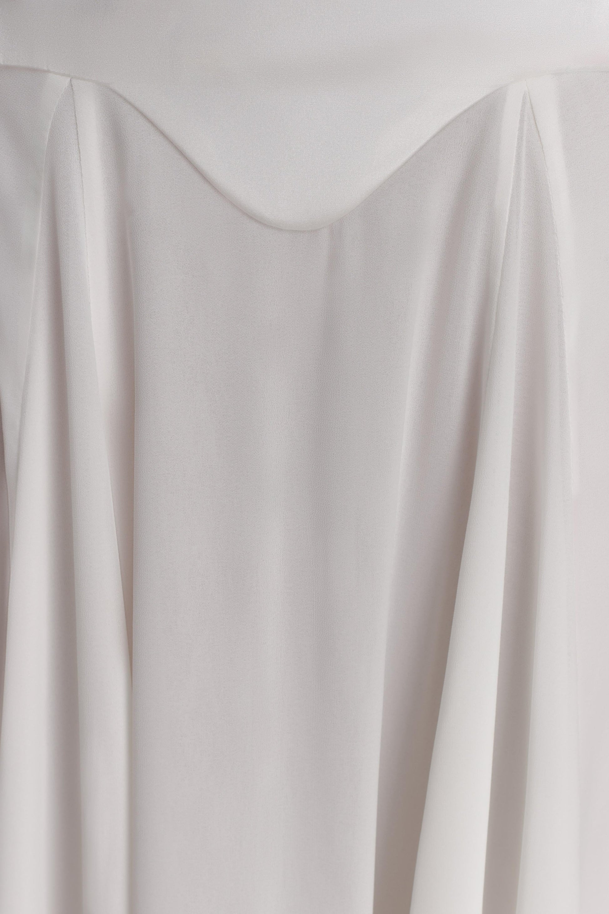 Susan Chiffon Halter Maxi Dress - Ivory #7