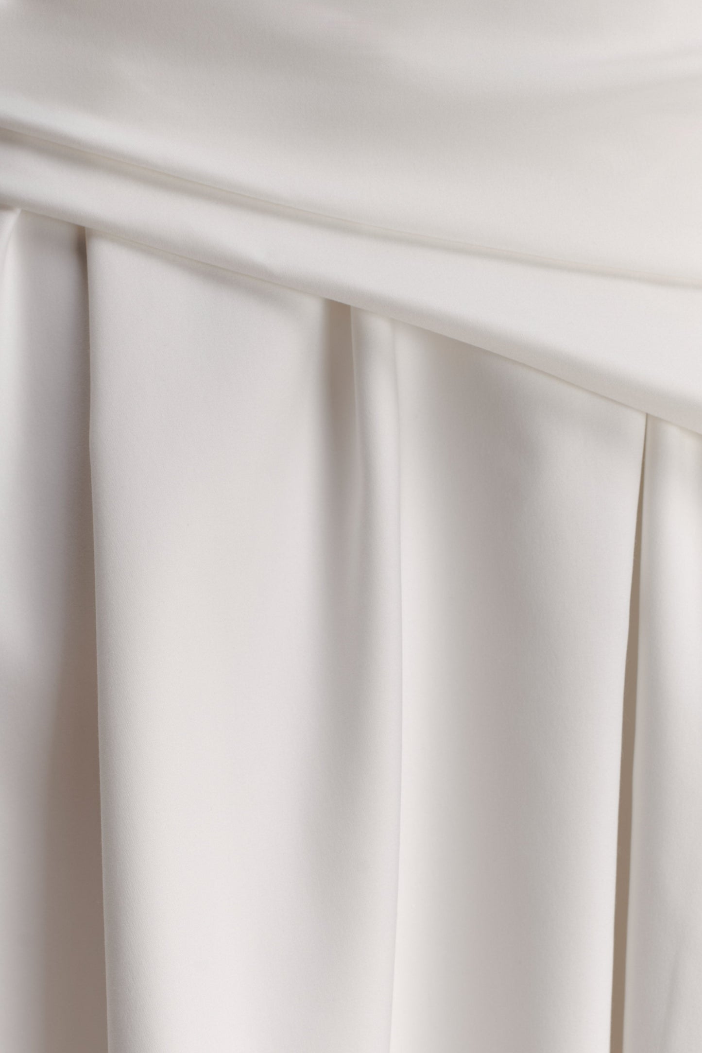 Emily Wrapped Waist Midi Dress - White