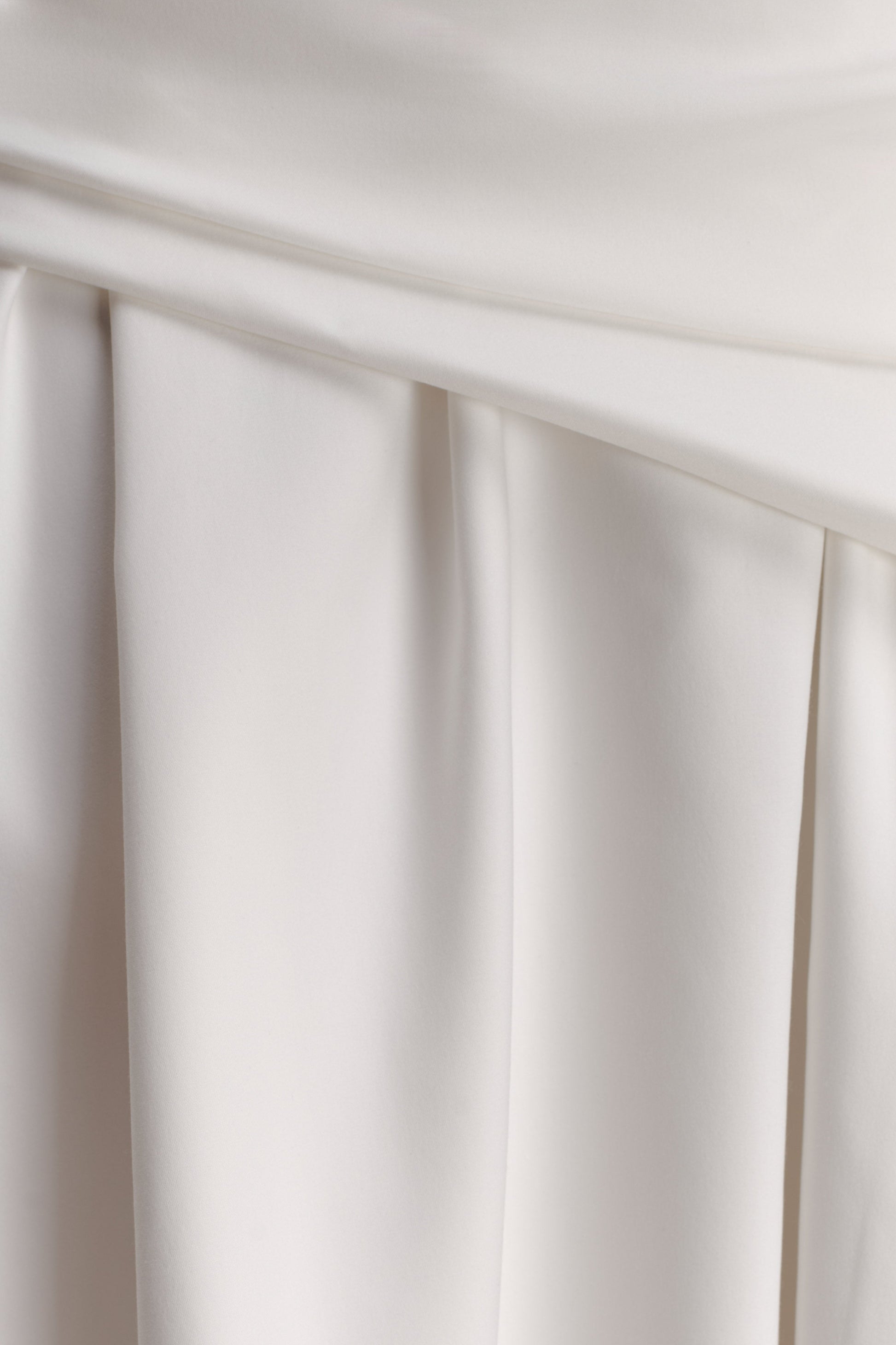 Emily Wrapped Waist Midi Dress - White #5