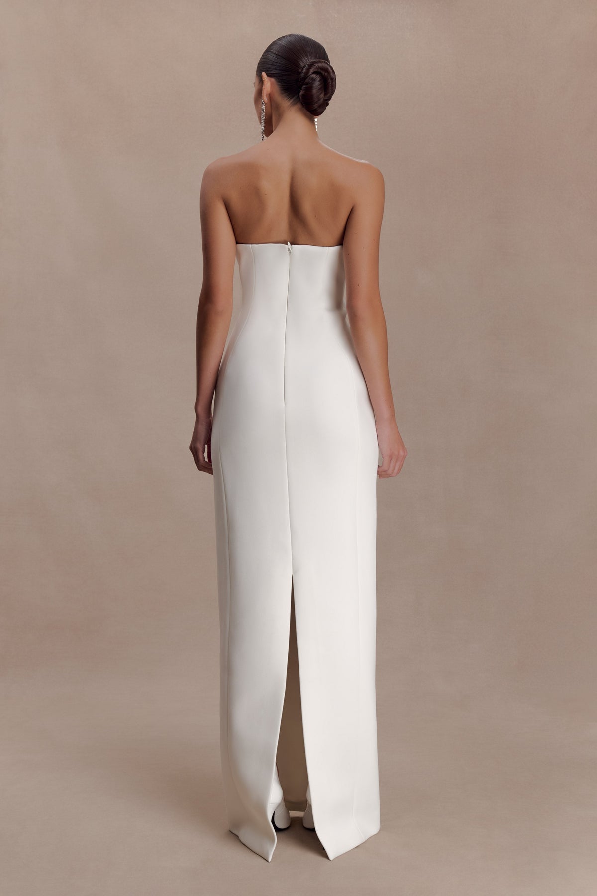 Hilda Embellished Strapless Maxi Dress - White #2