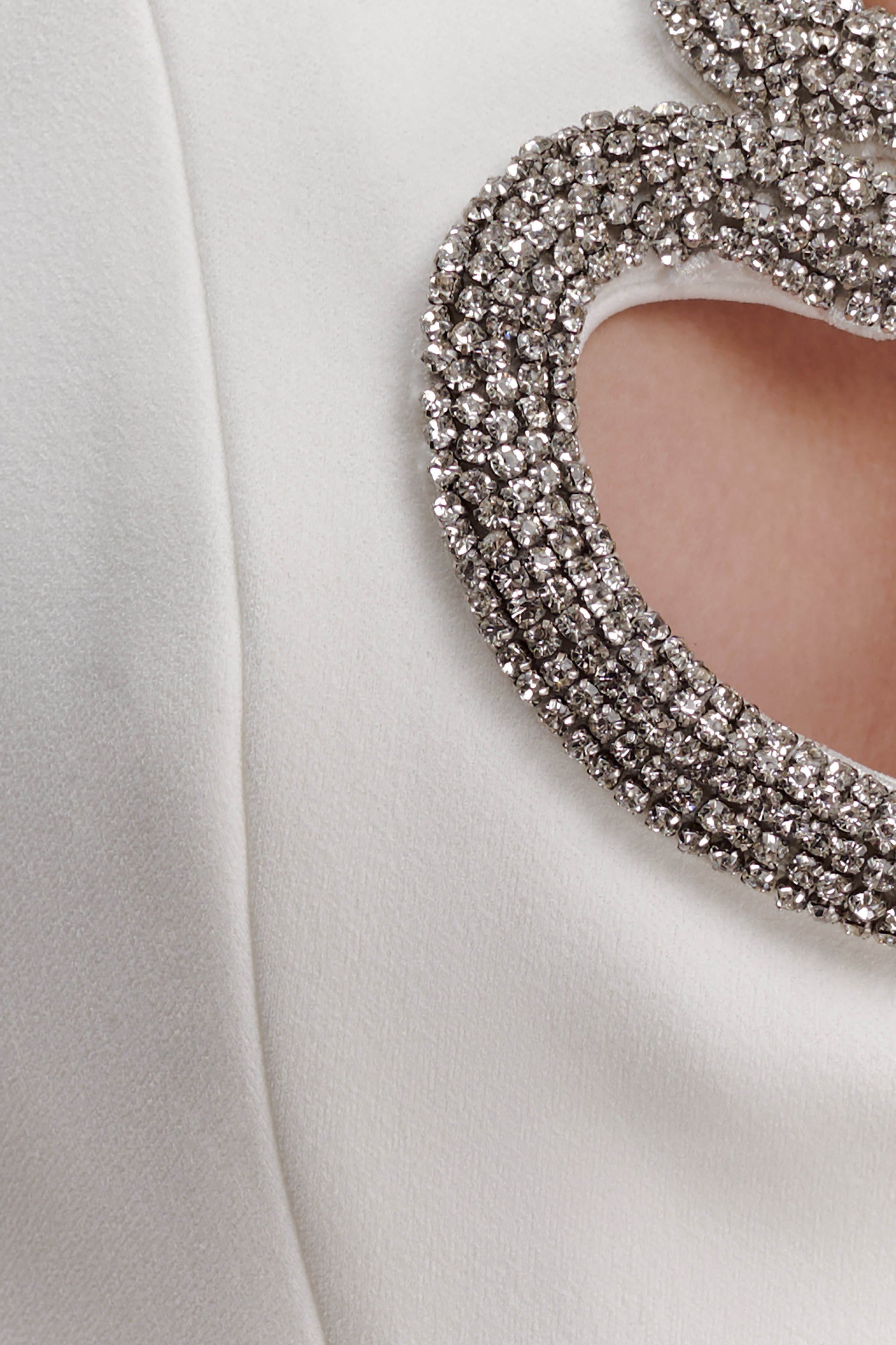 Hilda Embellished Strapless Maxi Dress - White #5