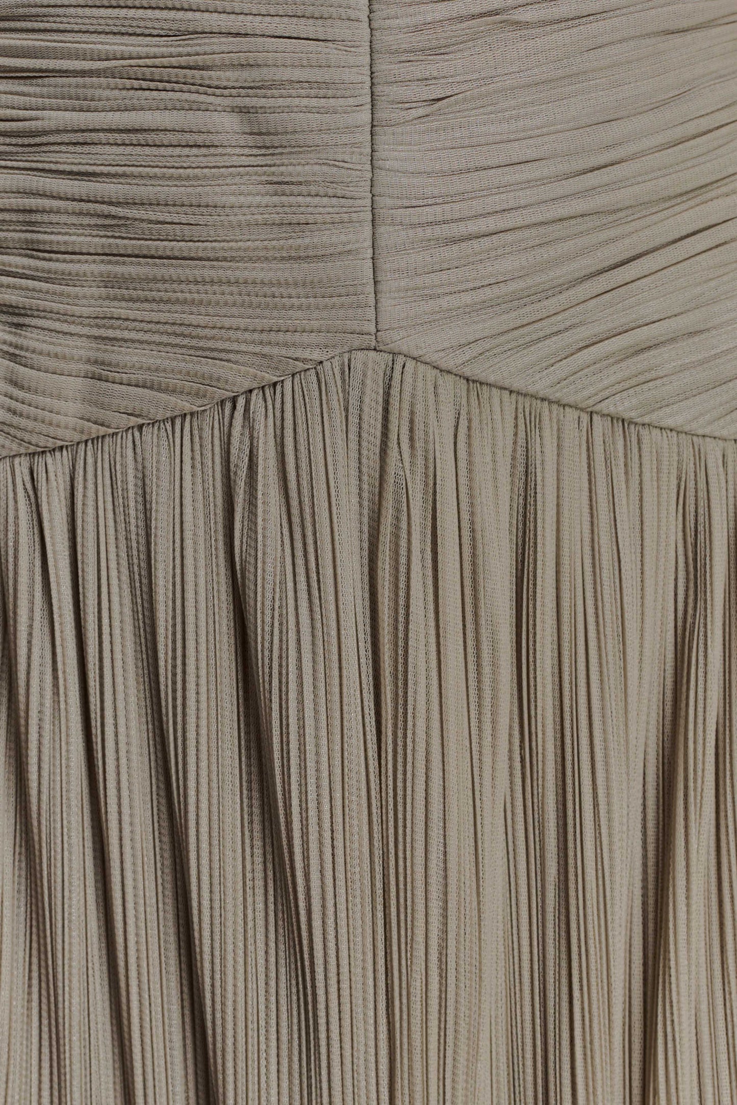 Juliette Pleated Chiffon Maxi Dress - Silver