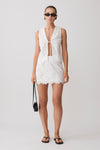 Tessa Broderie Mini Skirt - White