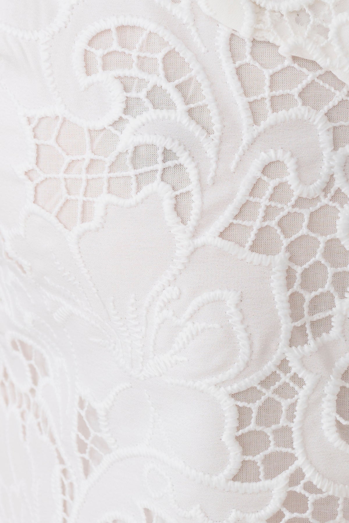 Tessa Broderie Mini Skirt - White