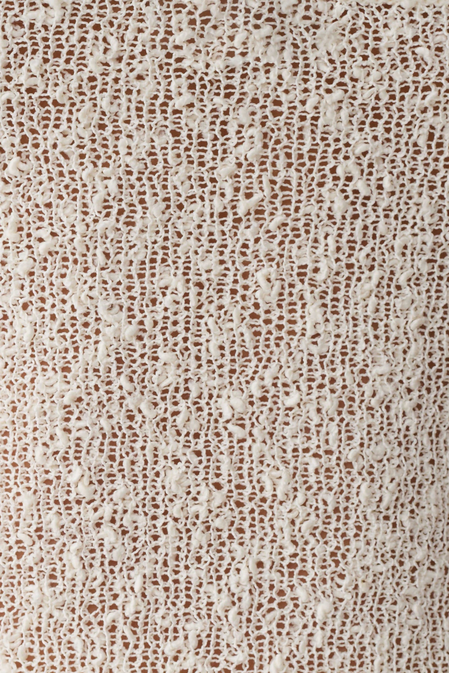 Mattais Boucle Knit Top - Ivory