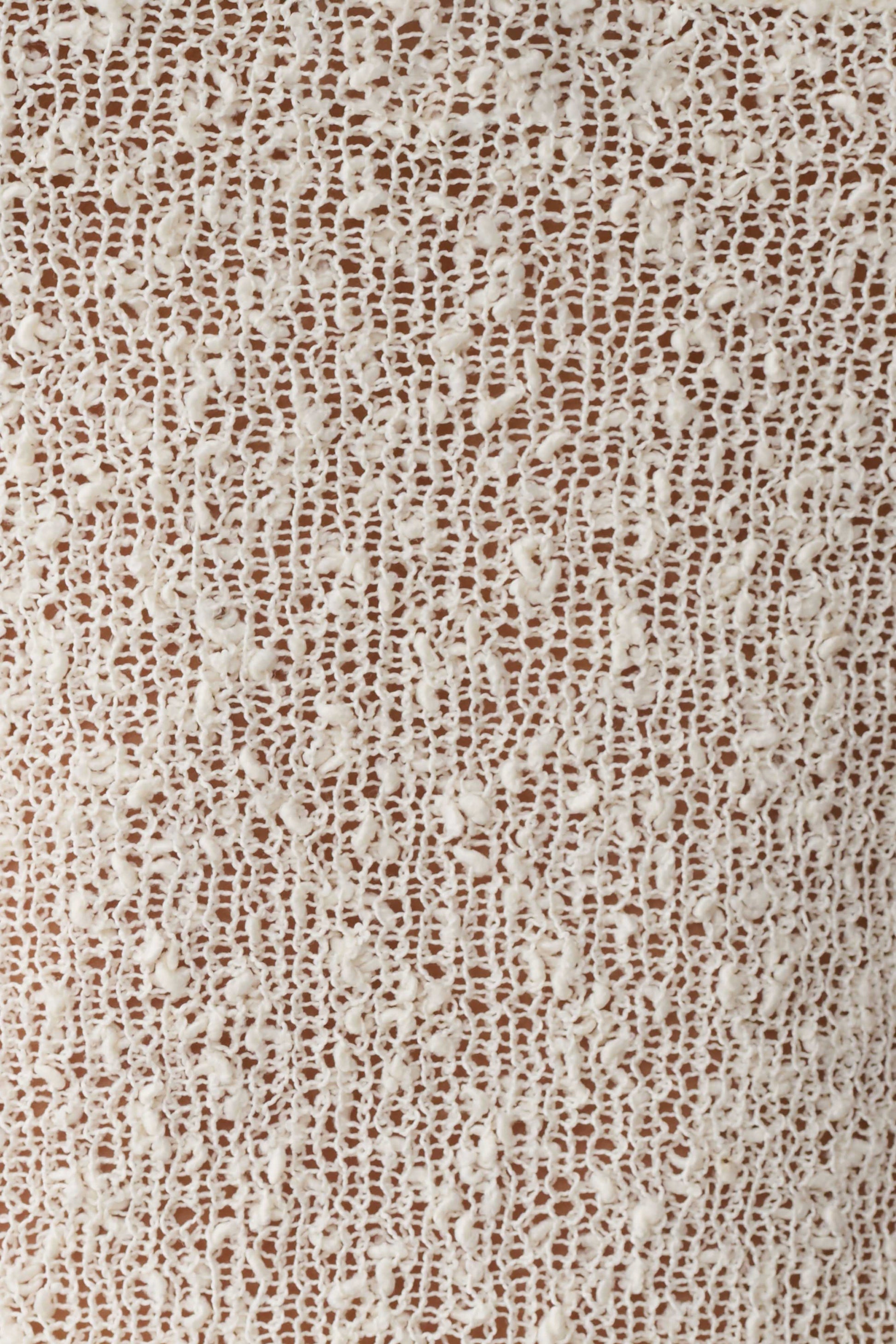 Mattais Boucle Knit Top - Ivory #7