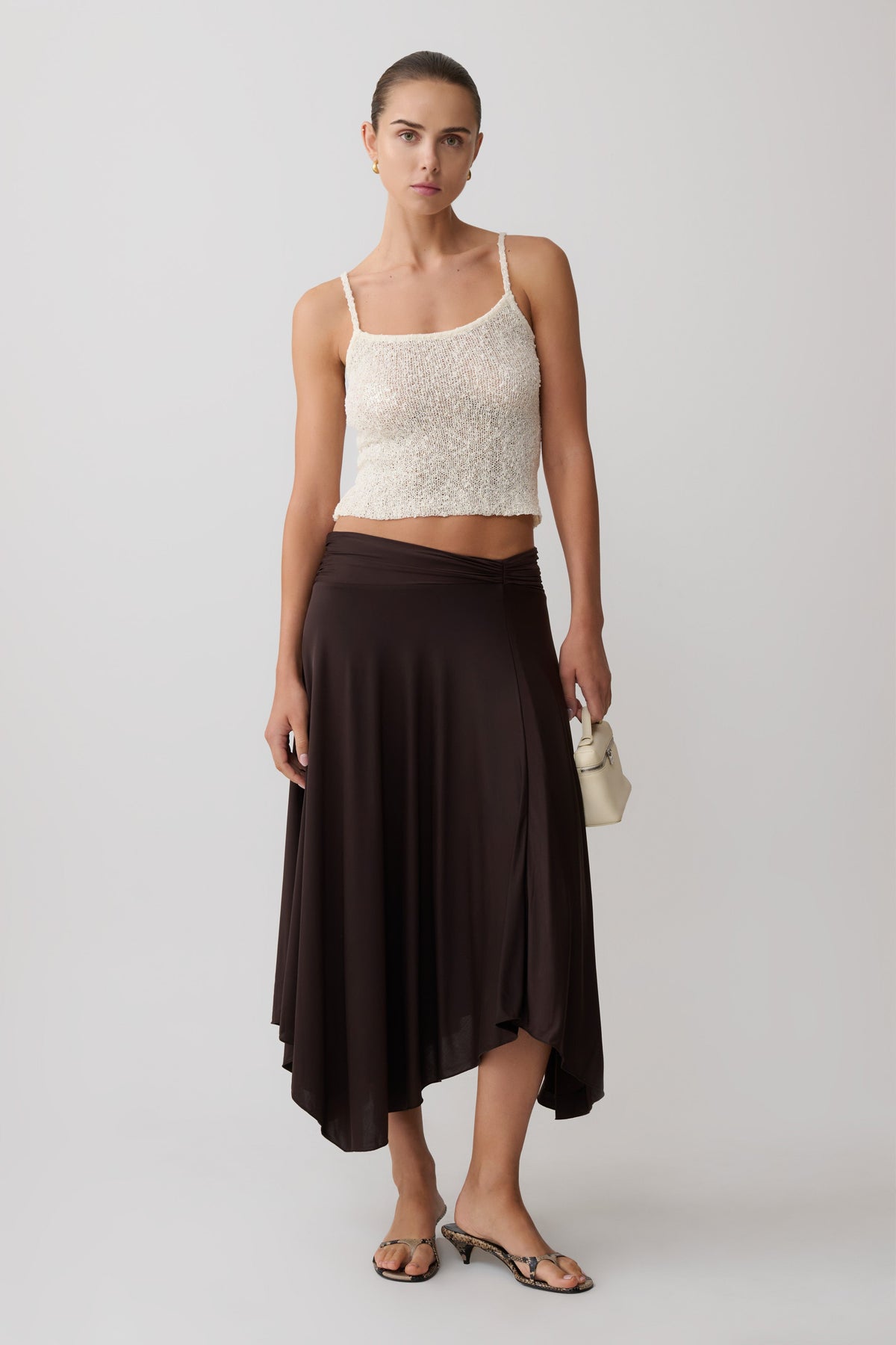 Mattais Boucle Knit Top - Ivory #6
