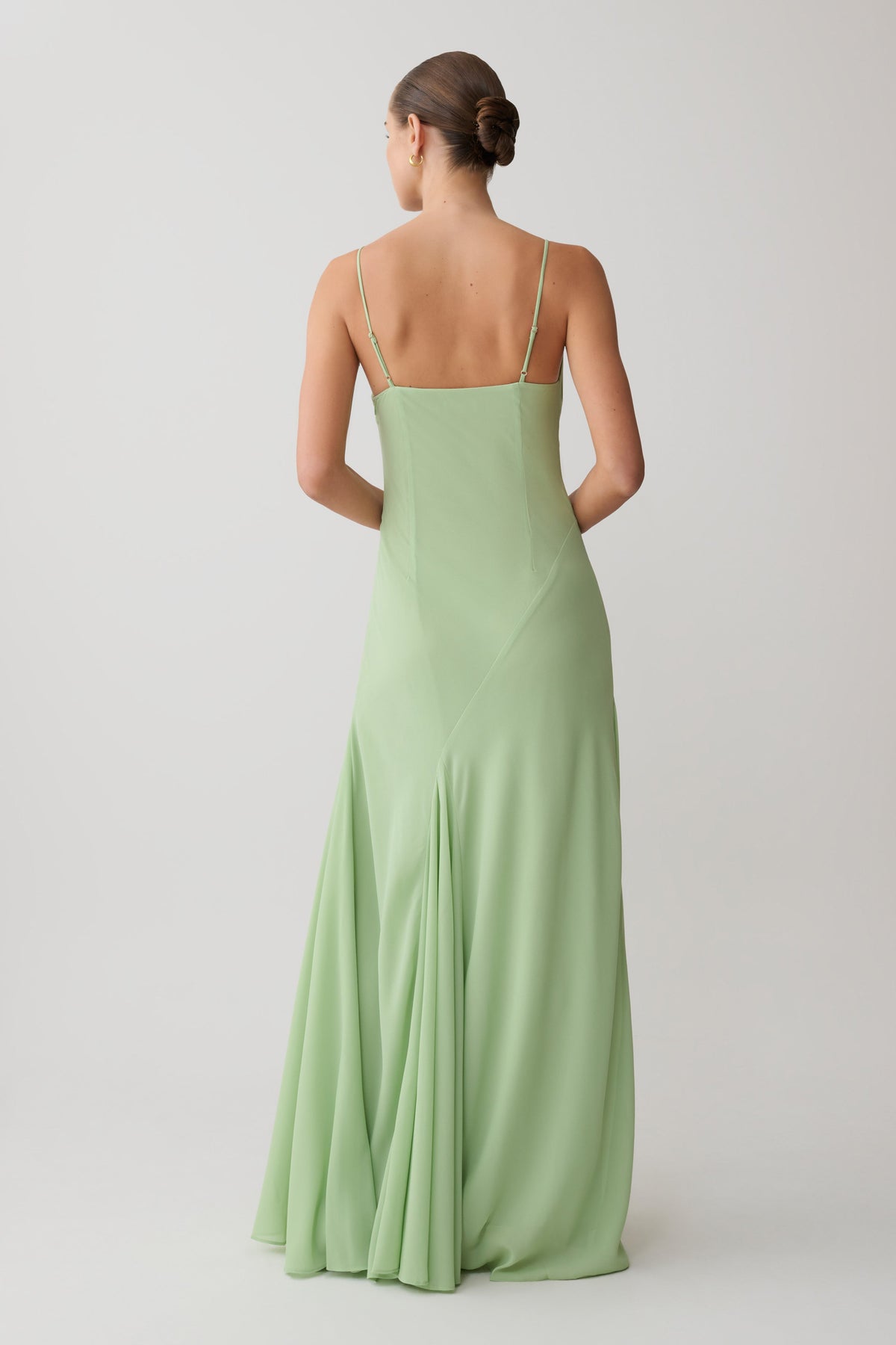 Aurelia Chiffon Maxi Dress - Sage #3