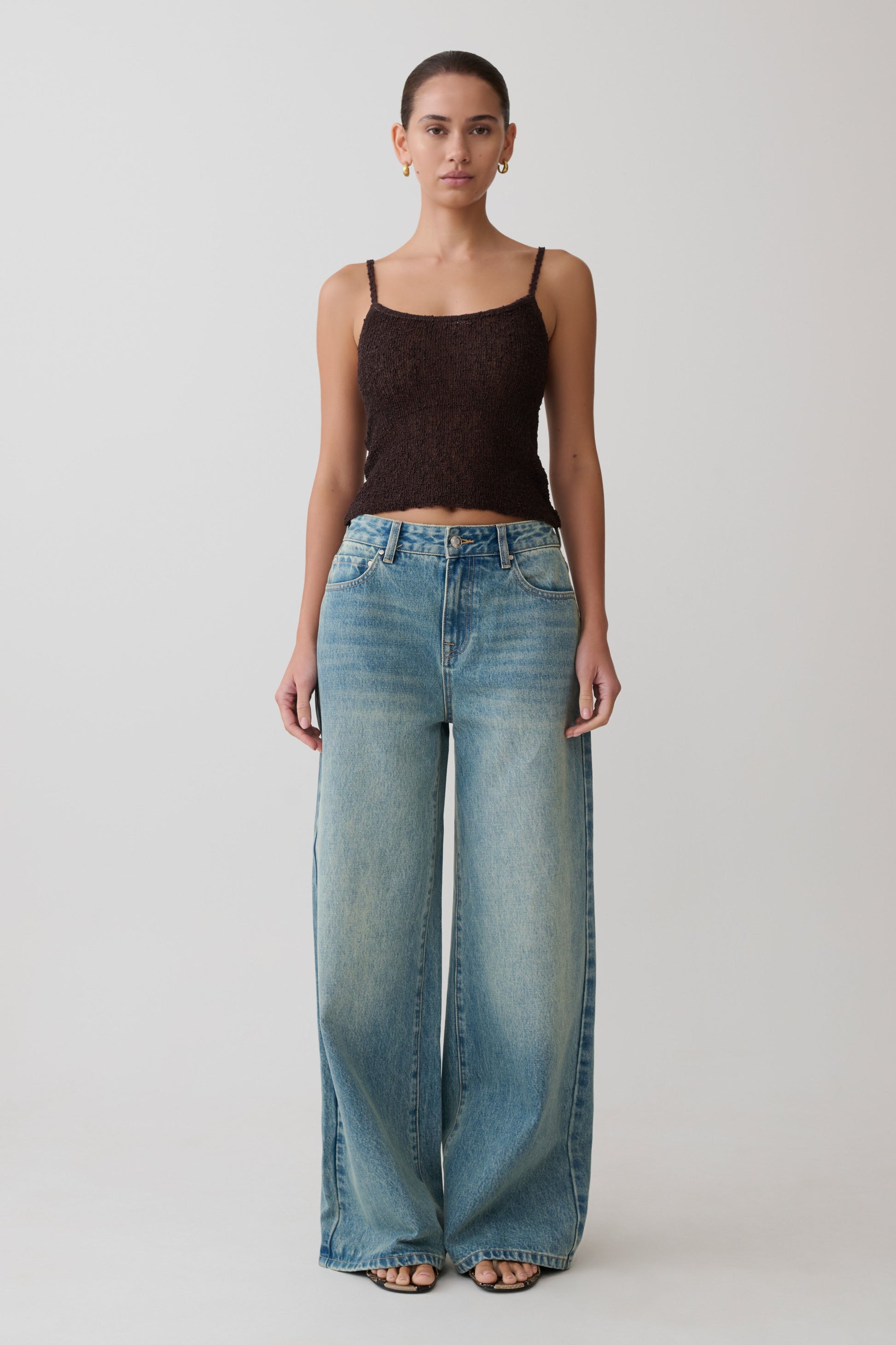 Mattais Boucle Knit Top - Dark Chocolate #7