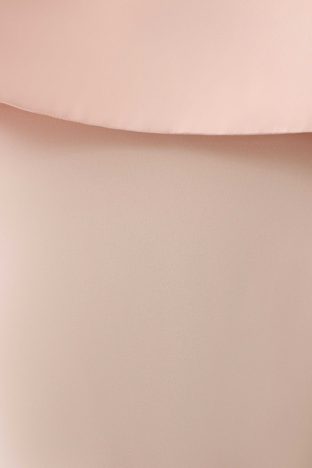 Sophia Satin Strapless Maxi Dress - Peach #7