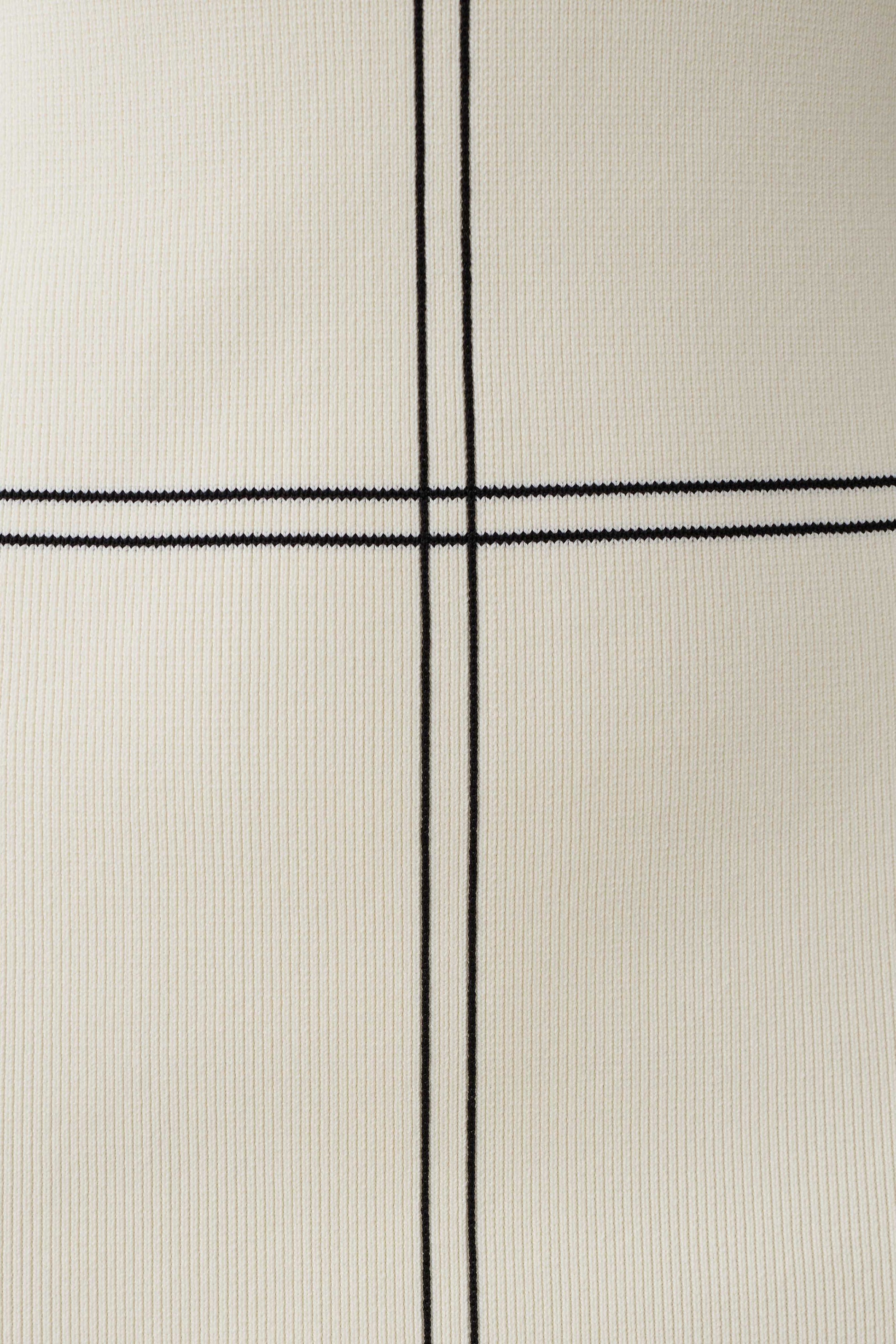 Malone Bandage Knit Midi Dress - Ivory #9