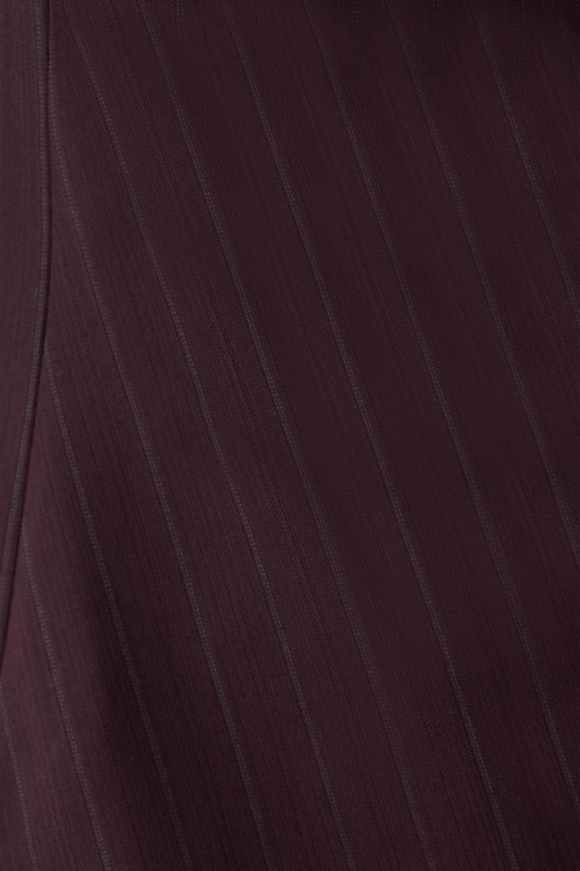 Agatha Square Neck Blazer - Plum Pinstripe #12