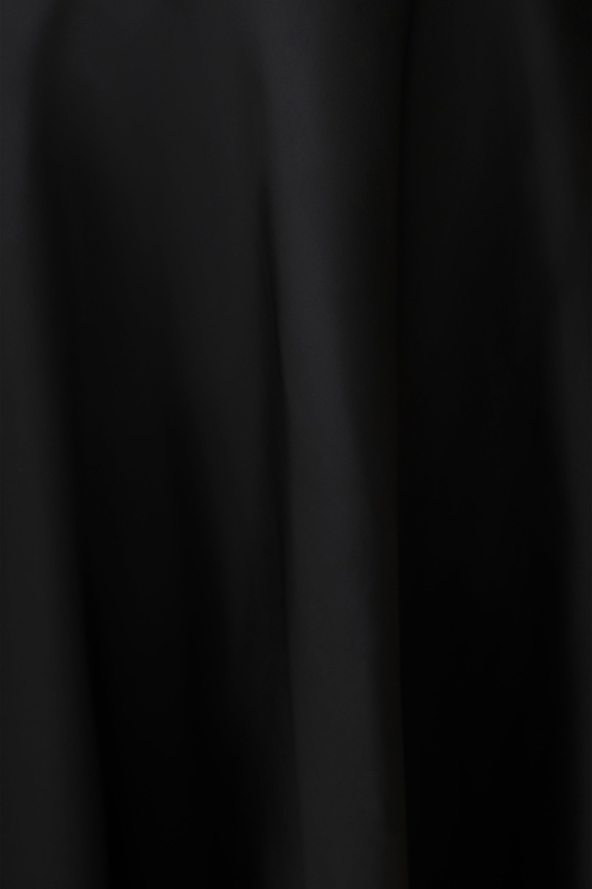 Coralie Asymmetric Satin Midi Skirt - Black #14