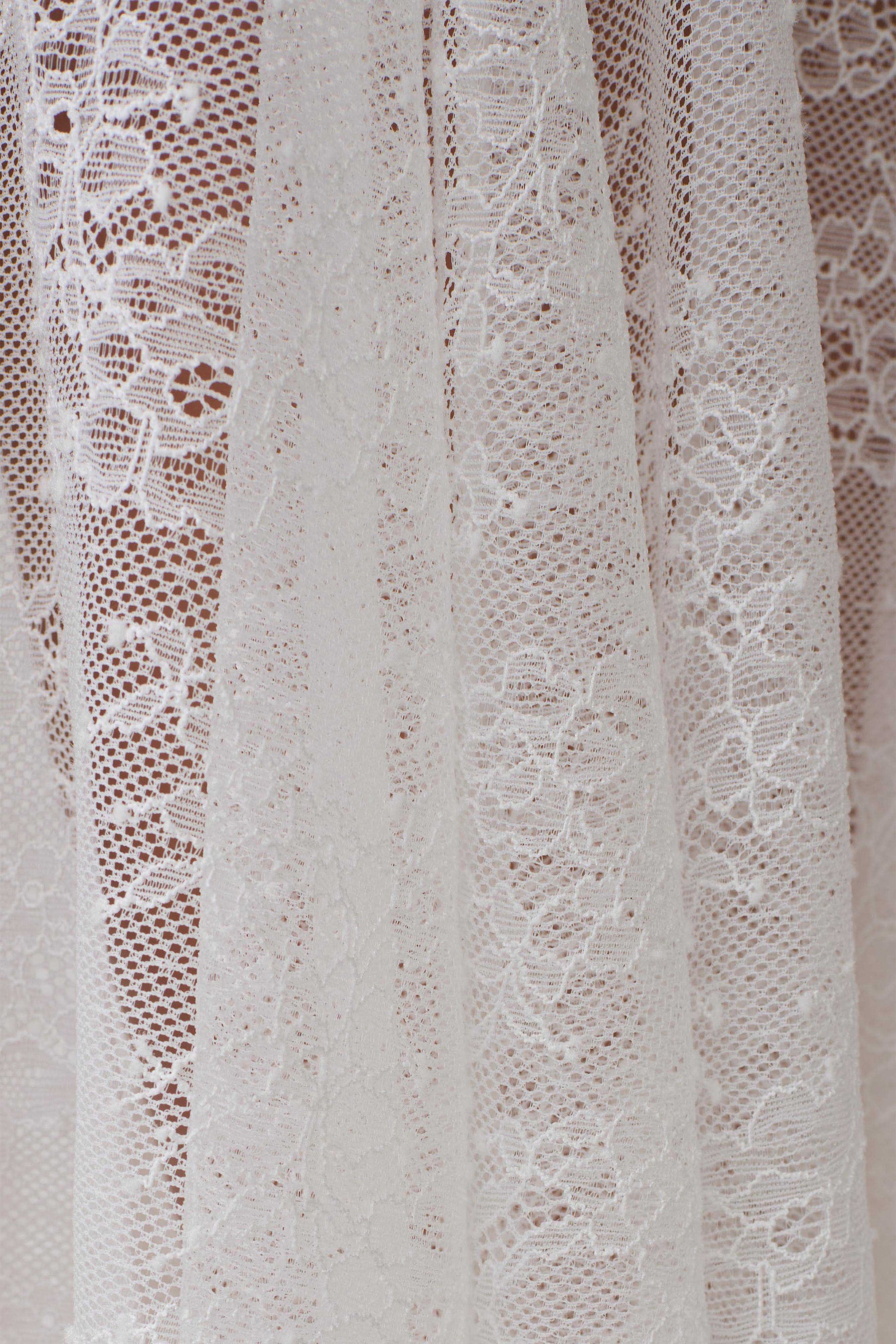 Haime Lace Hankie Midi Skirt - Ivory #7