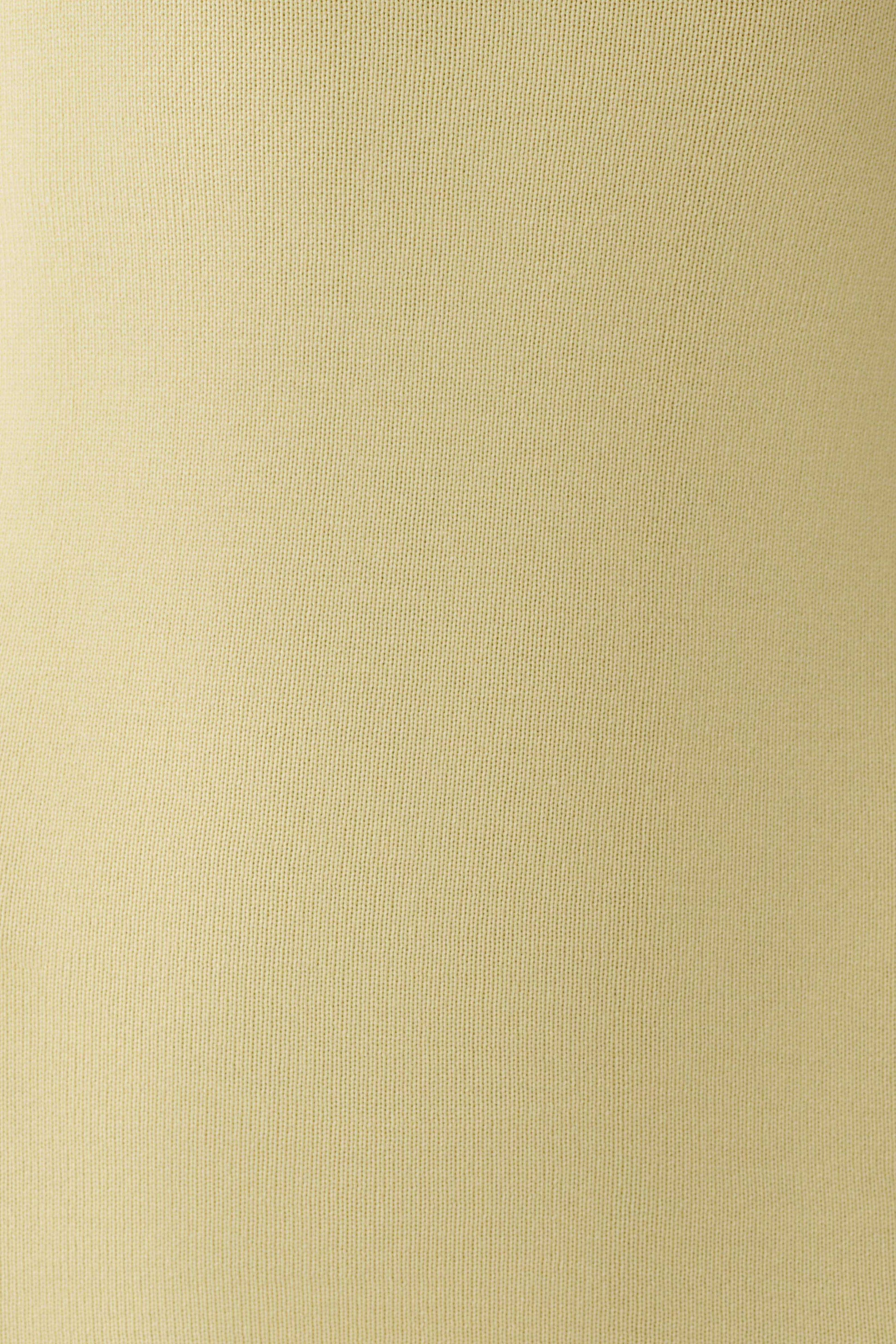 Amilee Scarf Knit Mini Dress - Lemon #9