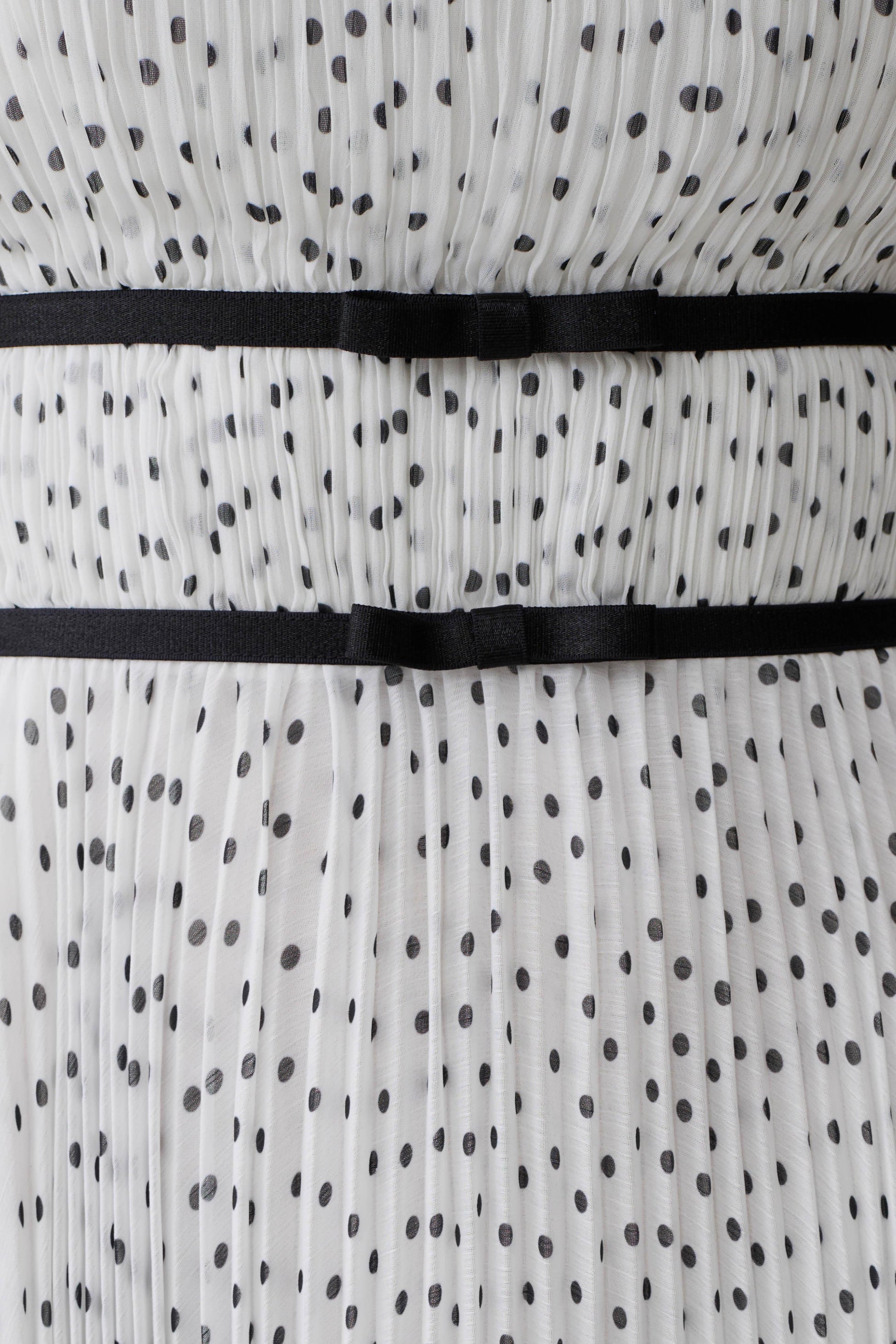 Clarisse Pleated Maxi Dress - Polka Dot #6