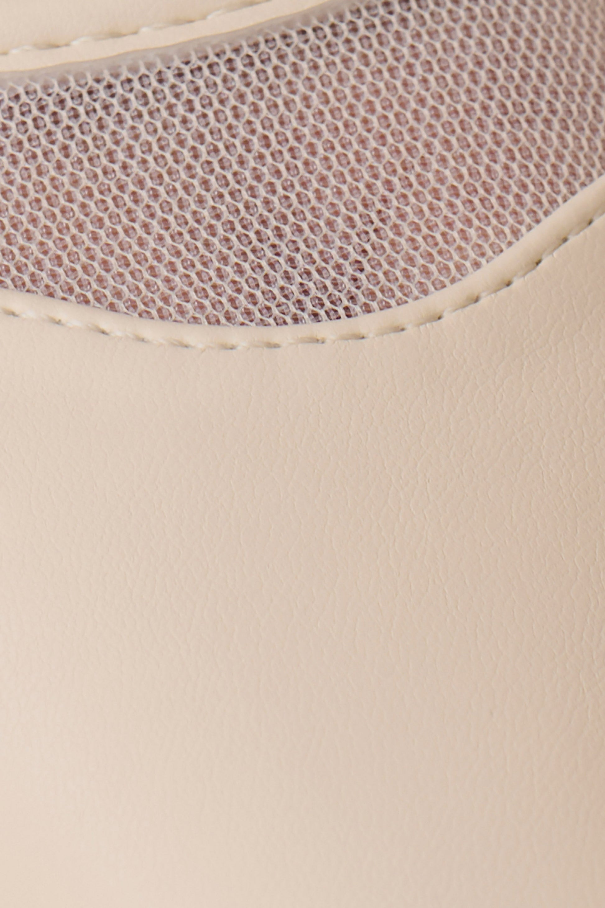 Micah Mesh Pointed Heel - Ivory #5