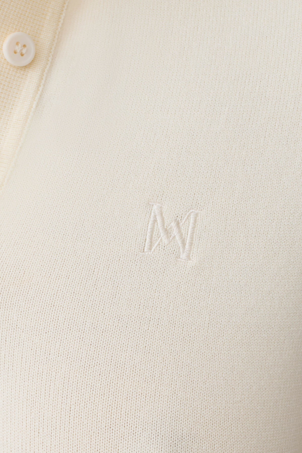 Philly Knit Button Up Top - Ivory #11